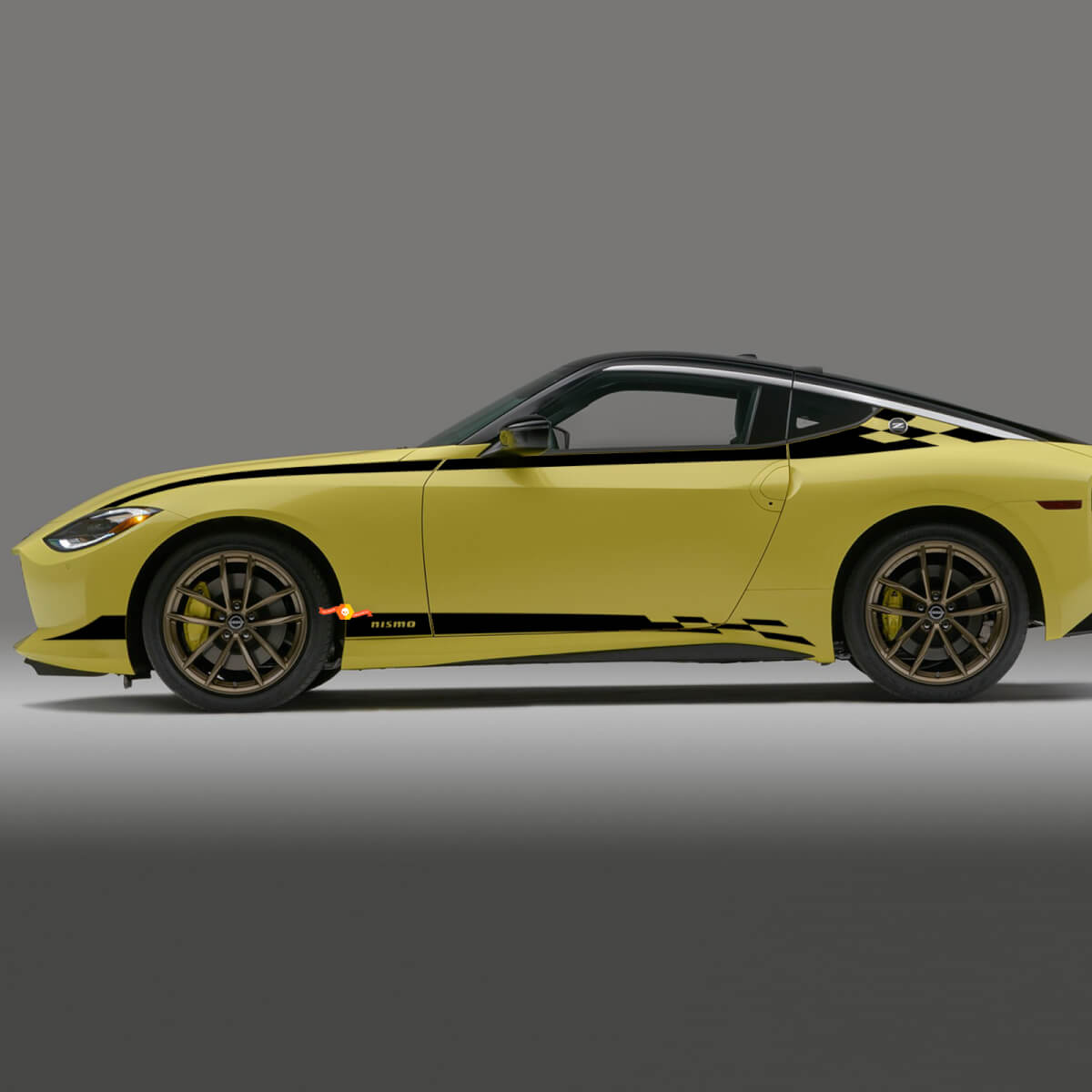 Kit di decalcomanie a scacchi laterali nismo per Nissan Z GT4
