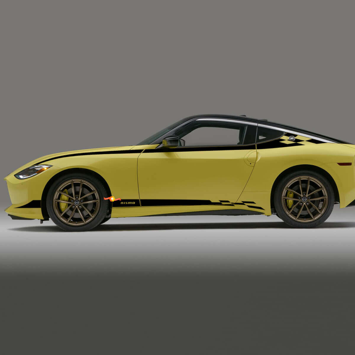 Kit di decalcomanie a scacchi laterali nismo per Nissan Z GT4
