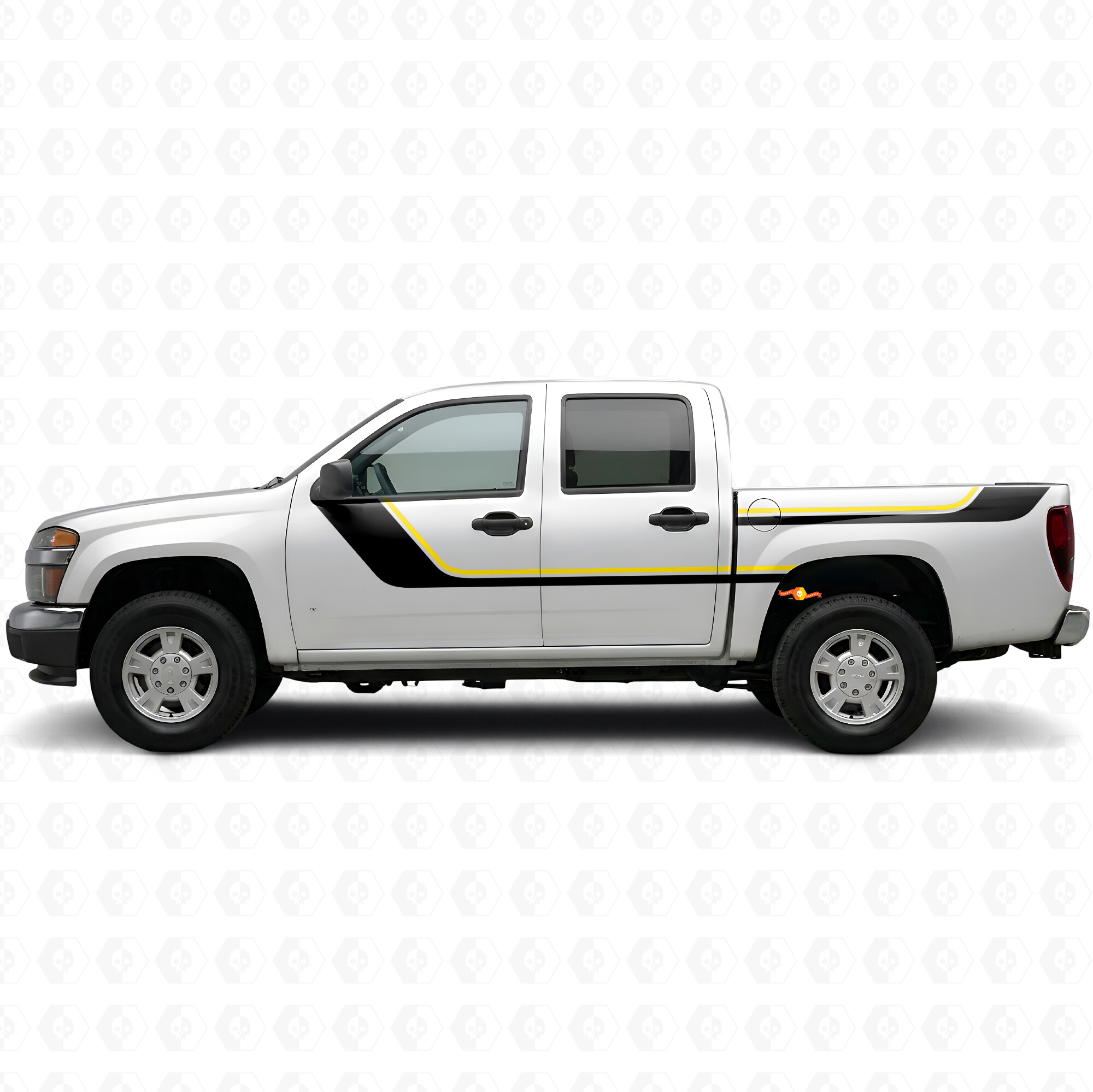 Strisce in vinile superiori ad arco per porta e fiancata per Chevrolet Colorado 1ª generazione 2004-2012