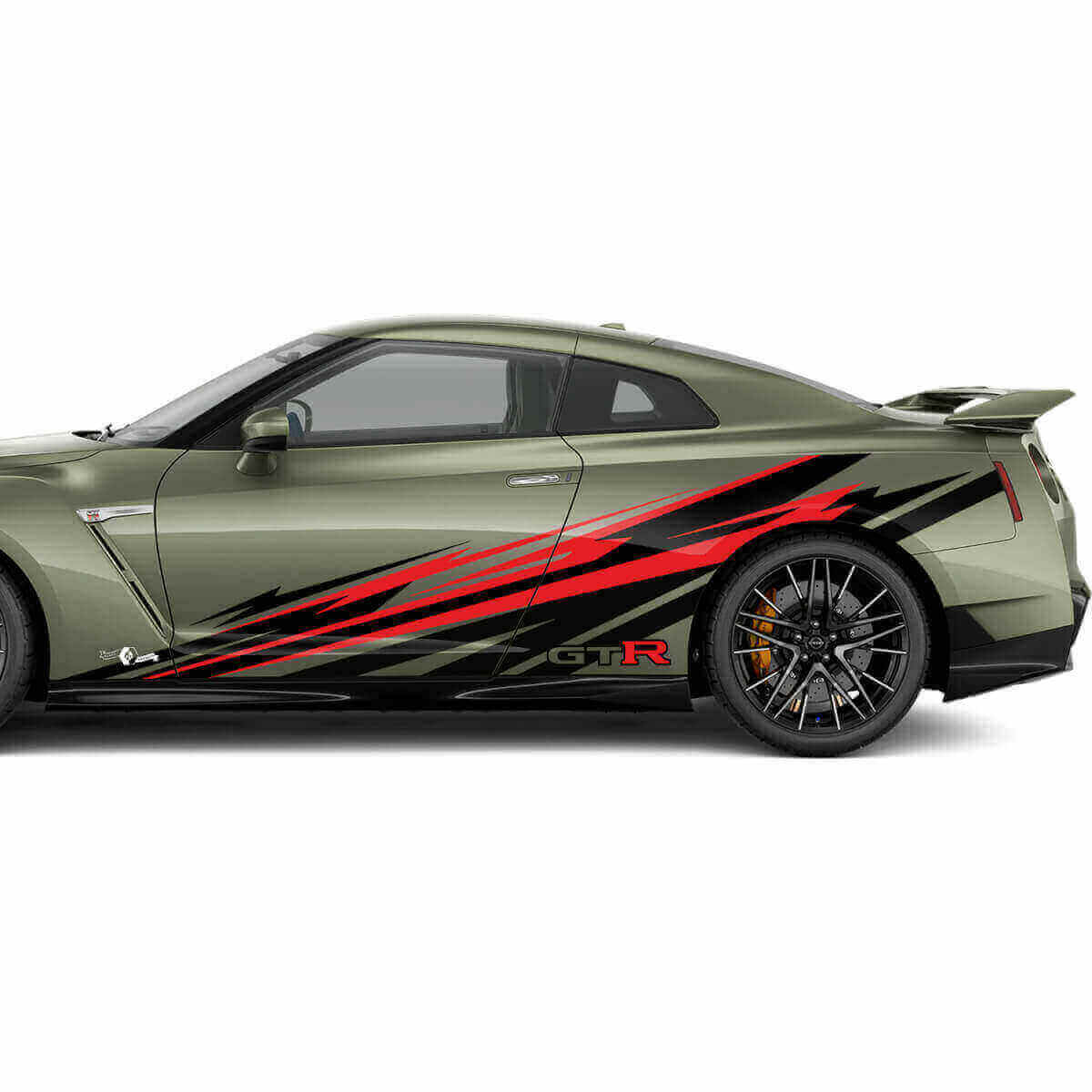 Kit decalcomanie grafiche per porte laterali Lightning per Nissan GT-R