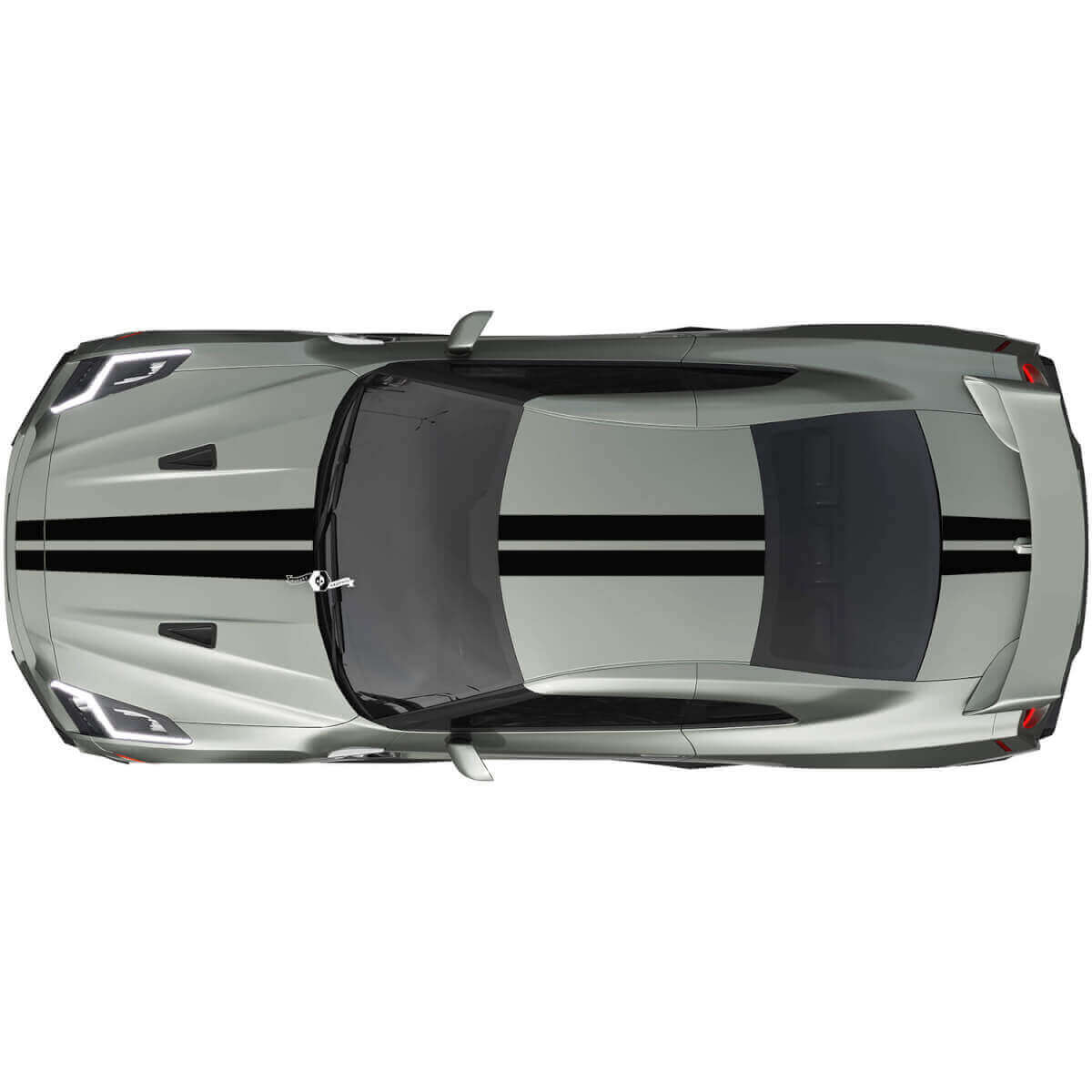 Kit Adesivi Doppie Strisce da Corsa per Carrozzeria Completa 2 per Nissan GT-R