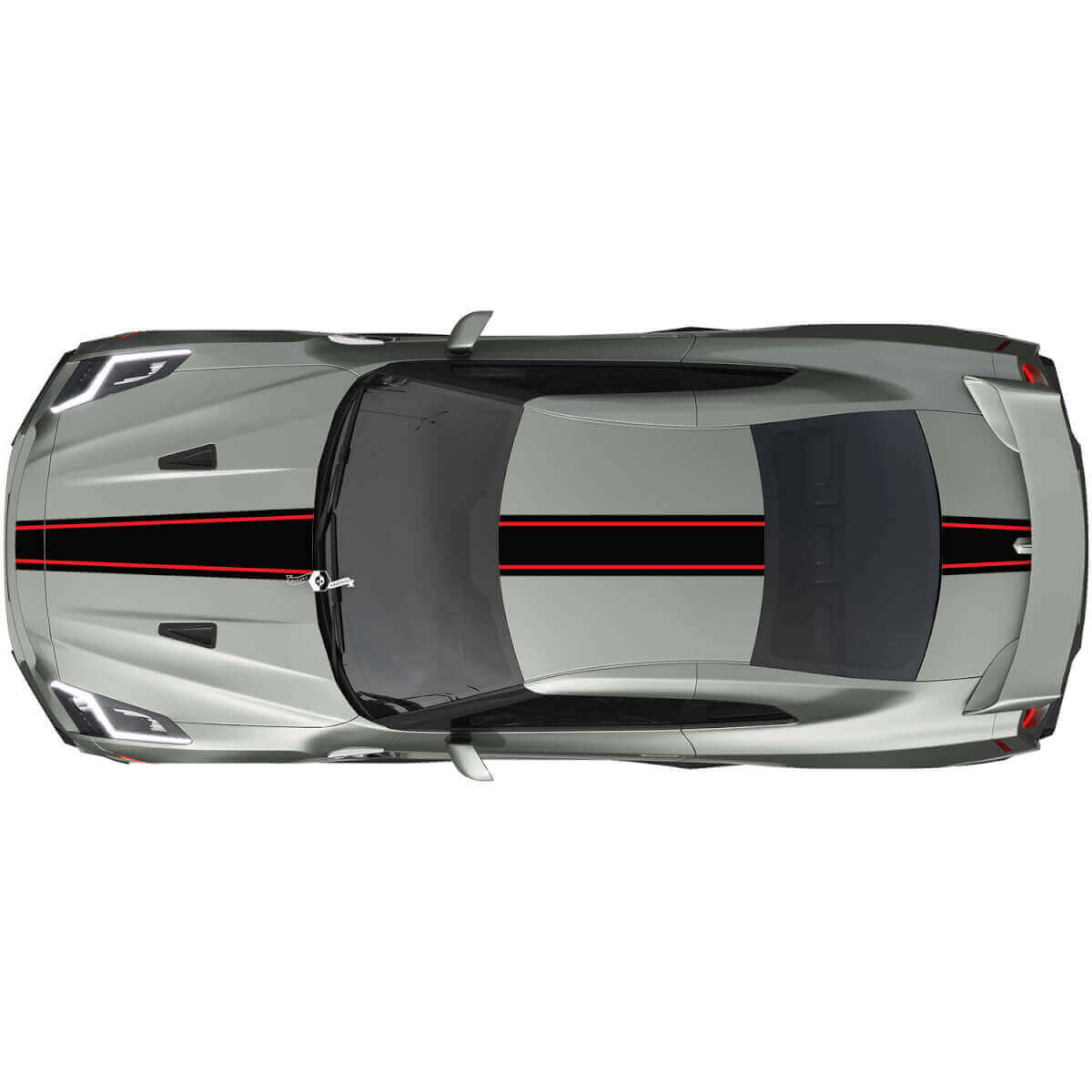 Kit di adesivi con strisce da corsa full body 3 per Nissan GT-R