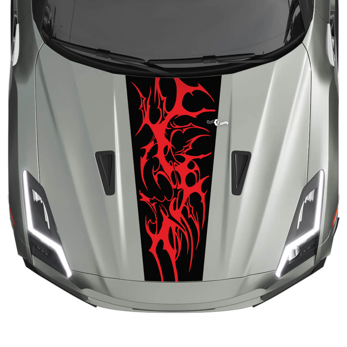 Kit decalcomanie per le strisce grafica del cofano per Nissan GT-R 2 Color
