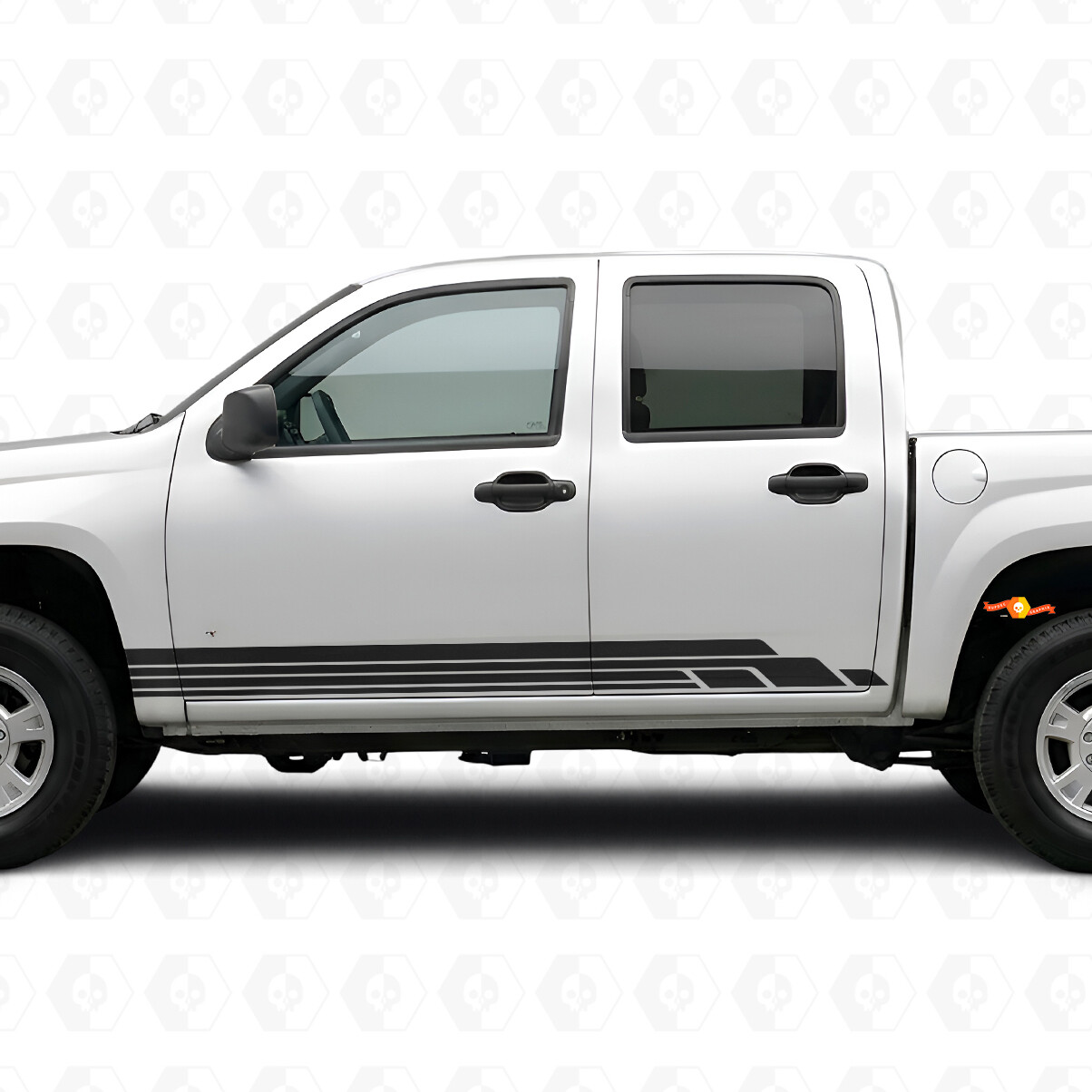 Strisce Viniliche Stratificate per Porta e Minigonne per Chevrolet Colorado 1ª Gen 2004-2012