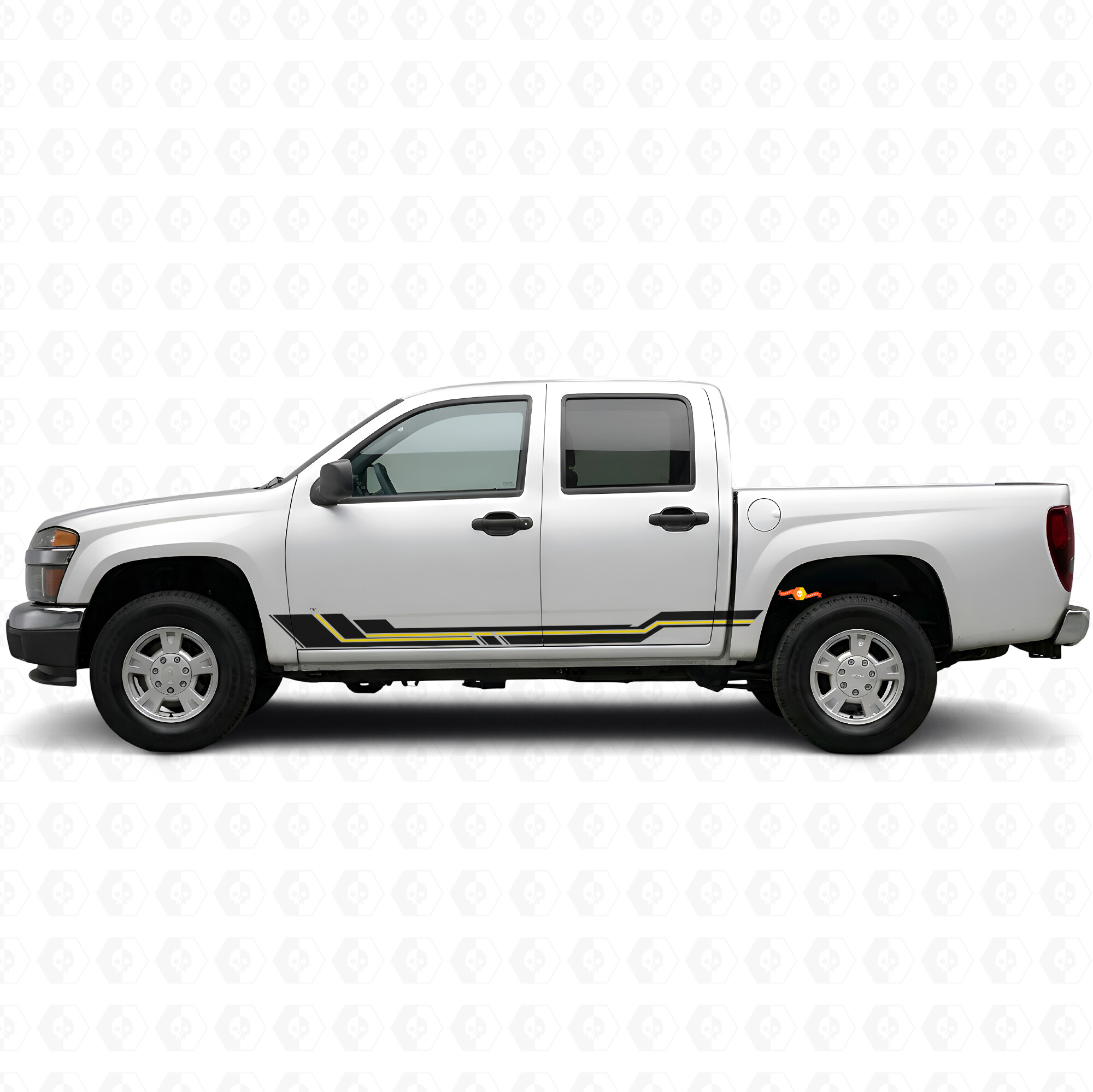 Strisce Viniliche Parallele per Porte e Minigonne per Chevrolet Colorado 1ª Gen 2004-2012