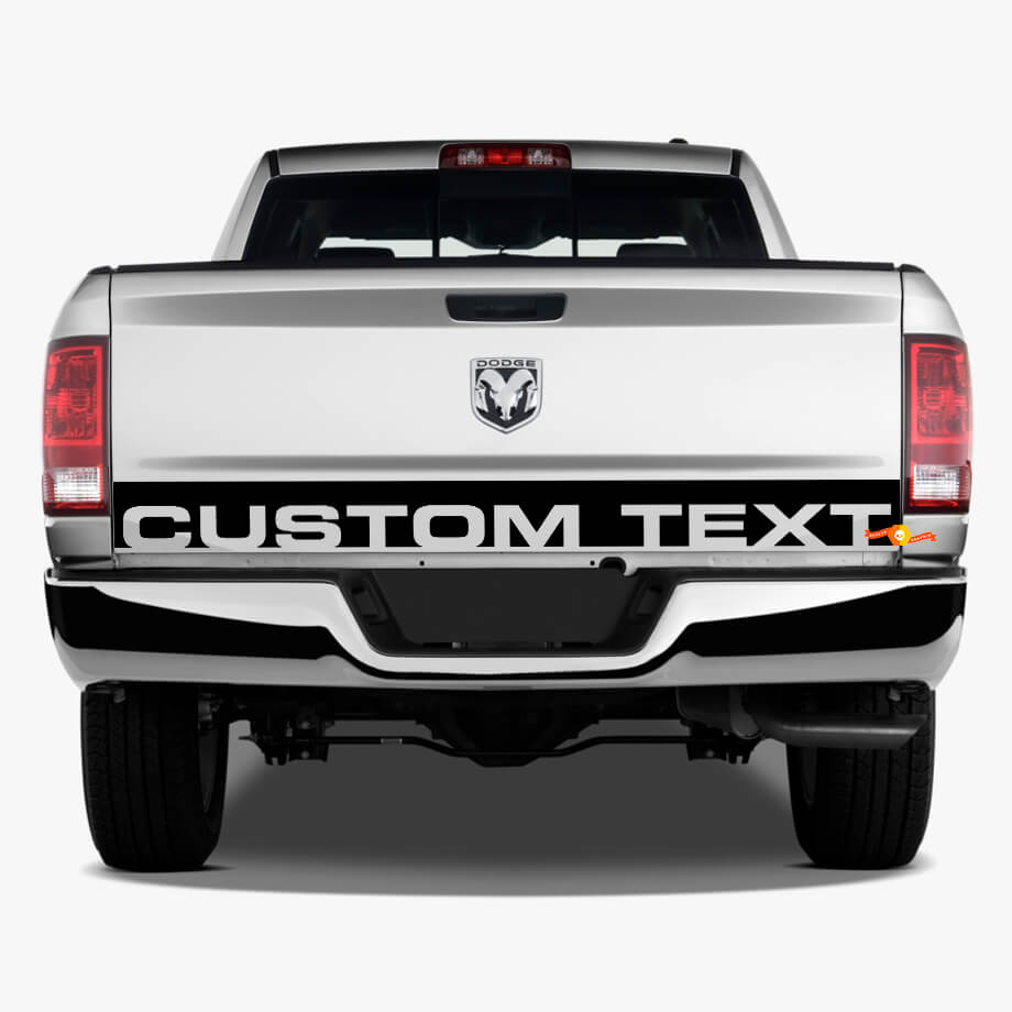 Adesivo in vinile a strisce personalizzato per il portellone del Dodge Ram 1500 Power Wagon
