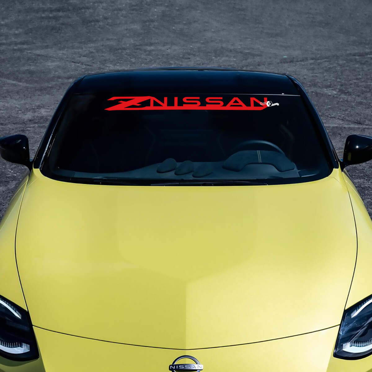 Adesivo per decalcomanie a strisce Z del parabrezza per Nissan Z Sport
