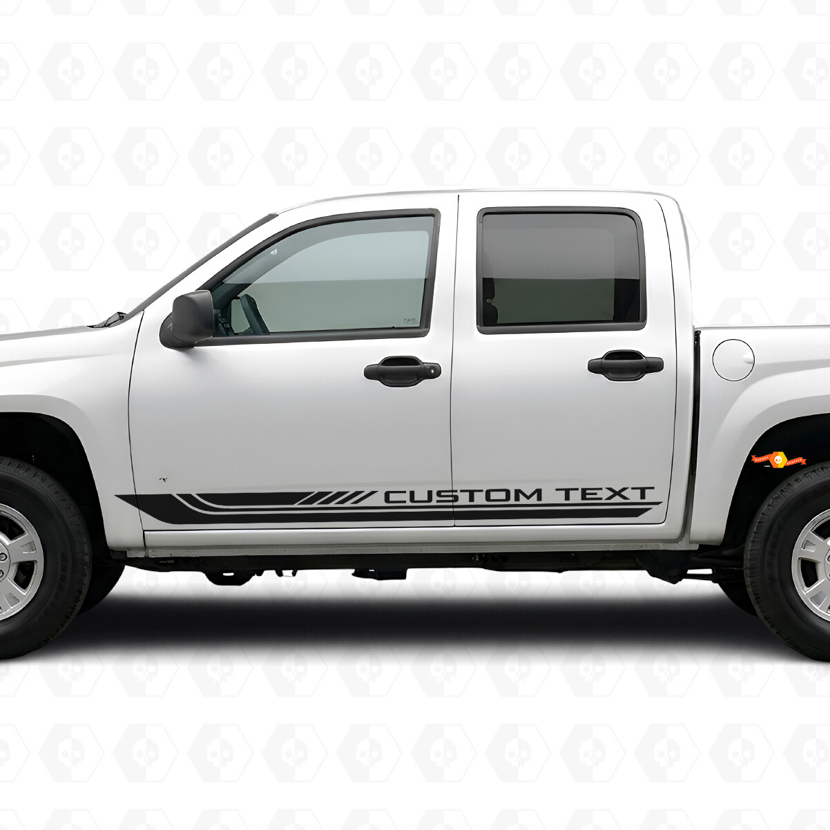 Strisce in Vinile Personalizzate per Telaio Porta e Paraurti per Chevrolet Colorado 1ª Gen 2004-2012