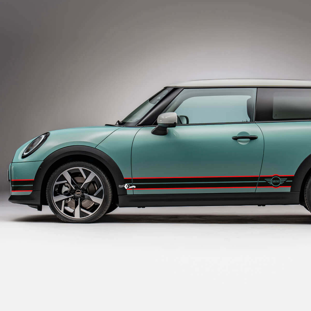 Adesivo Grafico Strisce Laterali da Corsa per Mini Cooper S