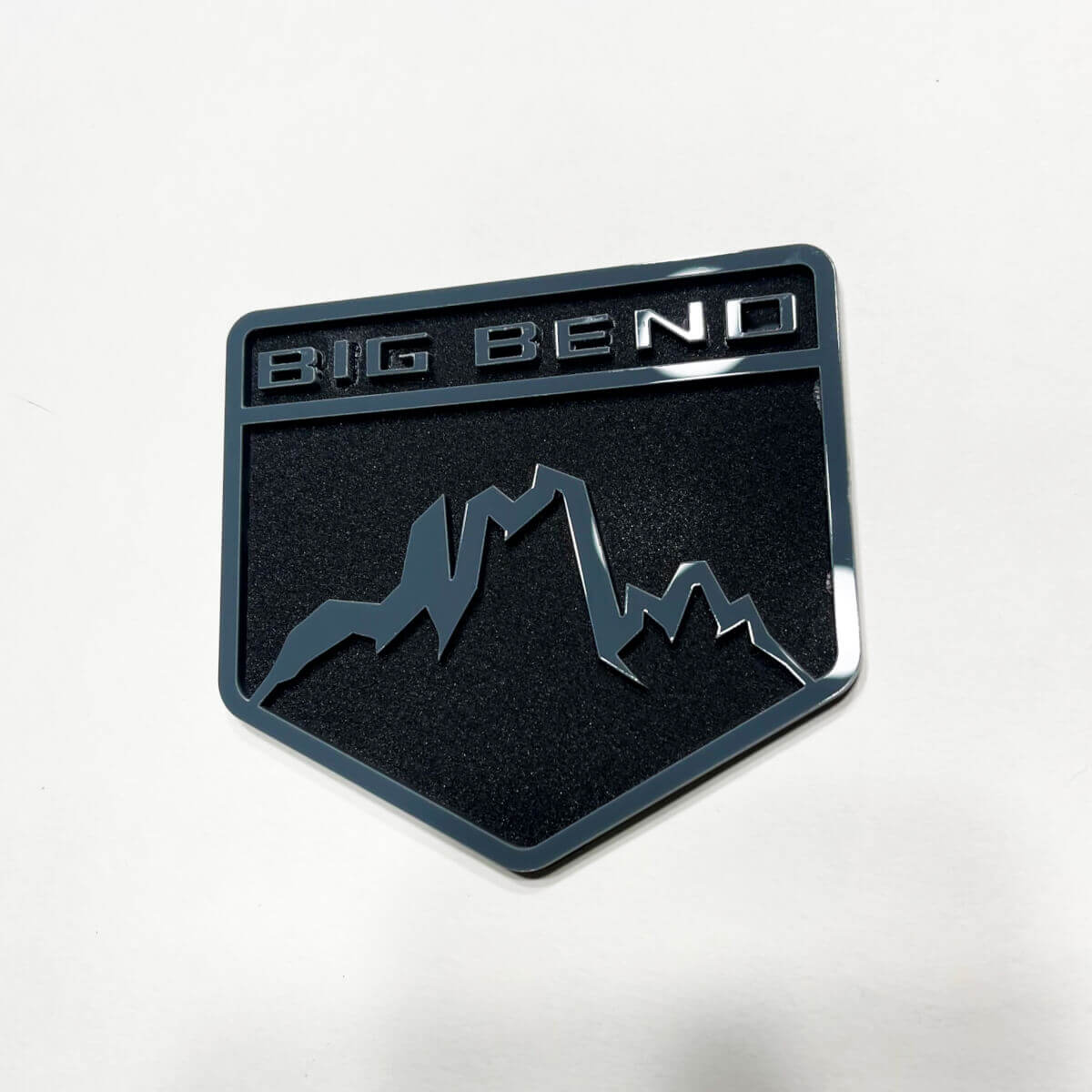 Bronco Big Bend Mountains Fender Badges Emblema Tailgate Emblema 3D
