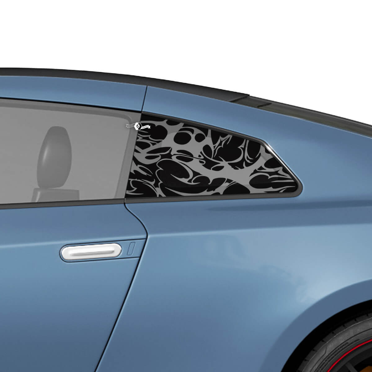 Kit decalcomania di decalcomanie grafiche a scacchi laterali per Nissan GT-R
