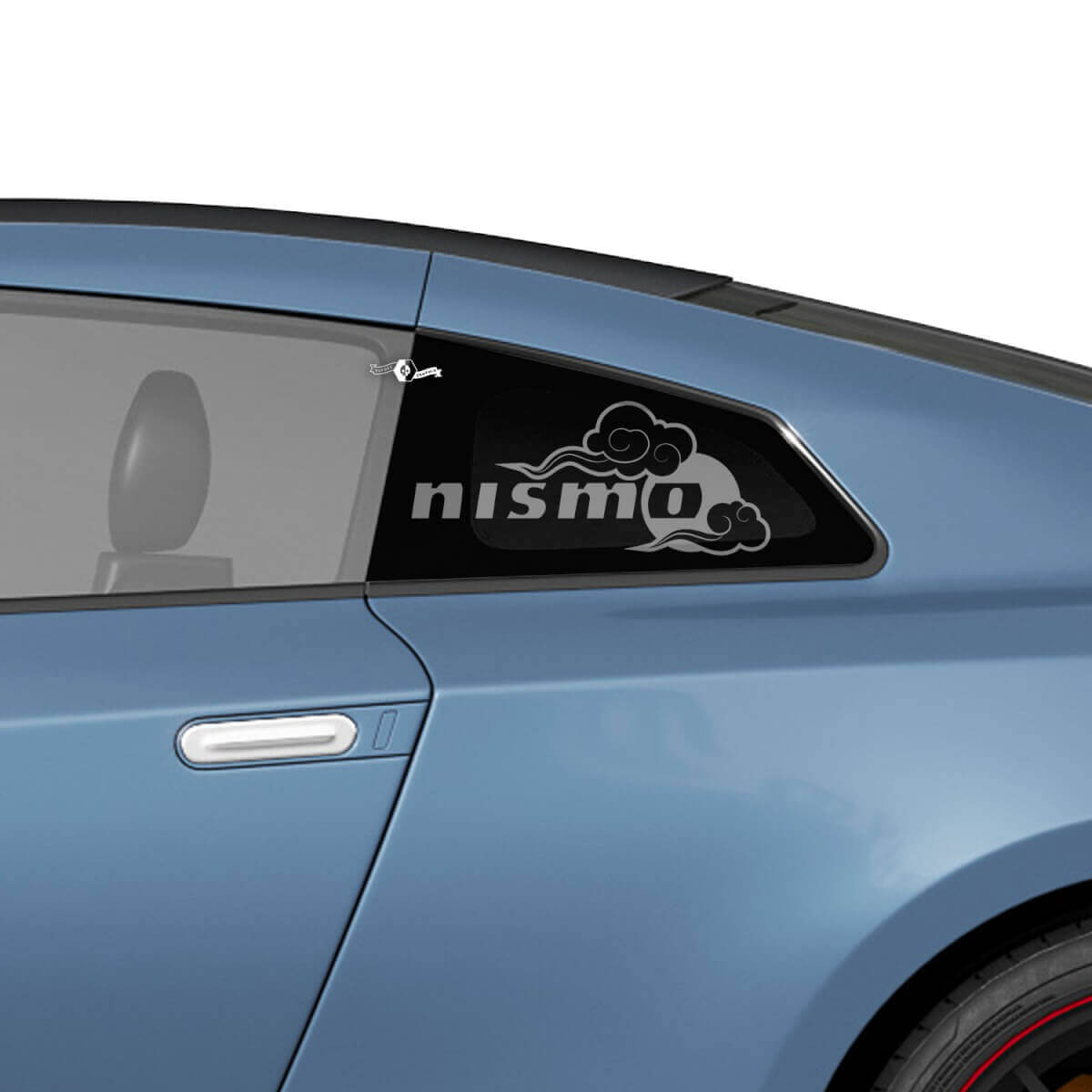 Finestra posteriore laterale in stile NISMO DECALS CONSIDERS BIT per Nissan GT-R

