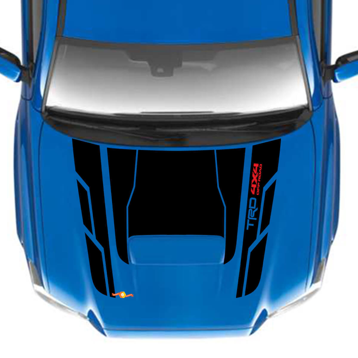 TRD 4x4 Off Capestro di decalcine di vinile in vinile adatto a Toyota Tacoma
