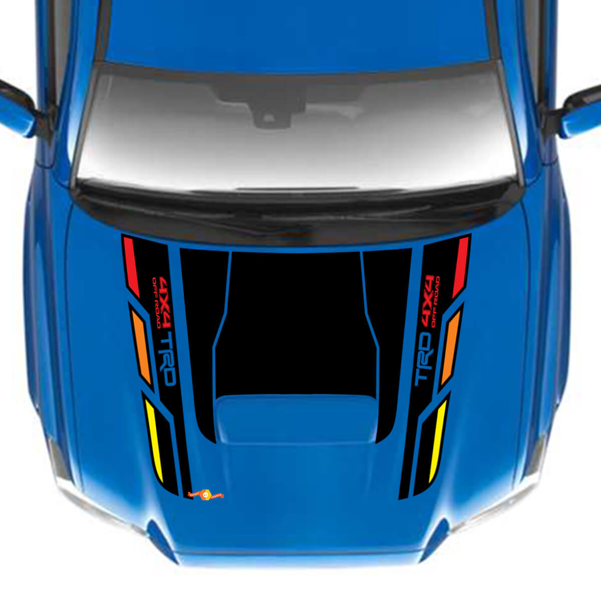 TRD 4x4 Off Capestro di decalcine di vinile in vinile adatto a Toyota Tacoma
