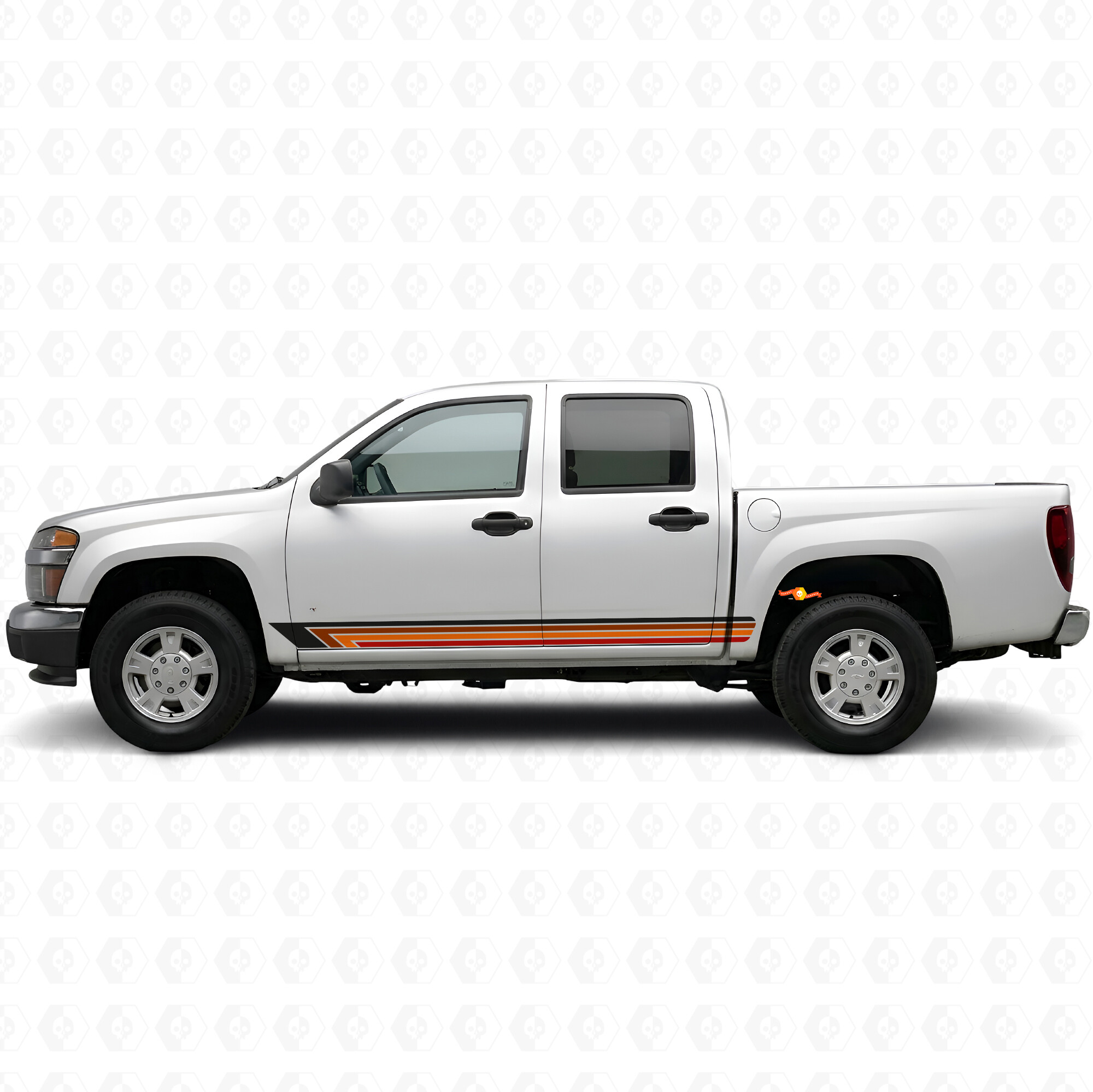 Strisce in vinile vintage per porta e pannello laterale Chevrolet Colorado 1ª Gen 2004-2012