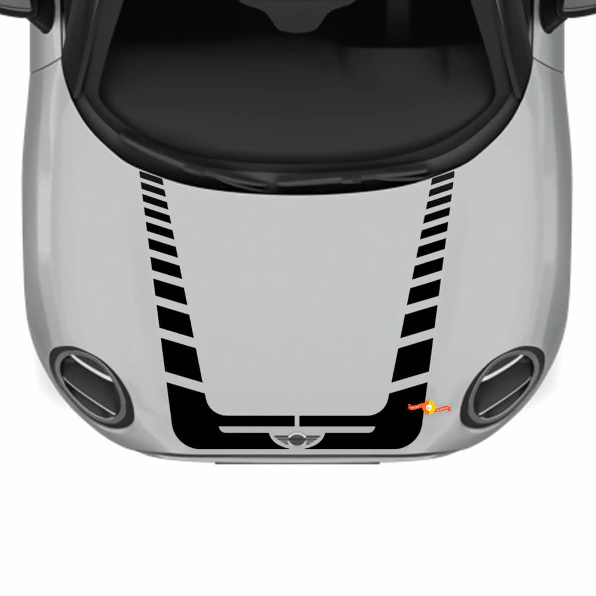 Hood Racing Stripes Rally Decal Graphics Adesivo per Mini Cooper
