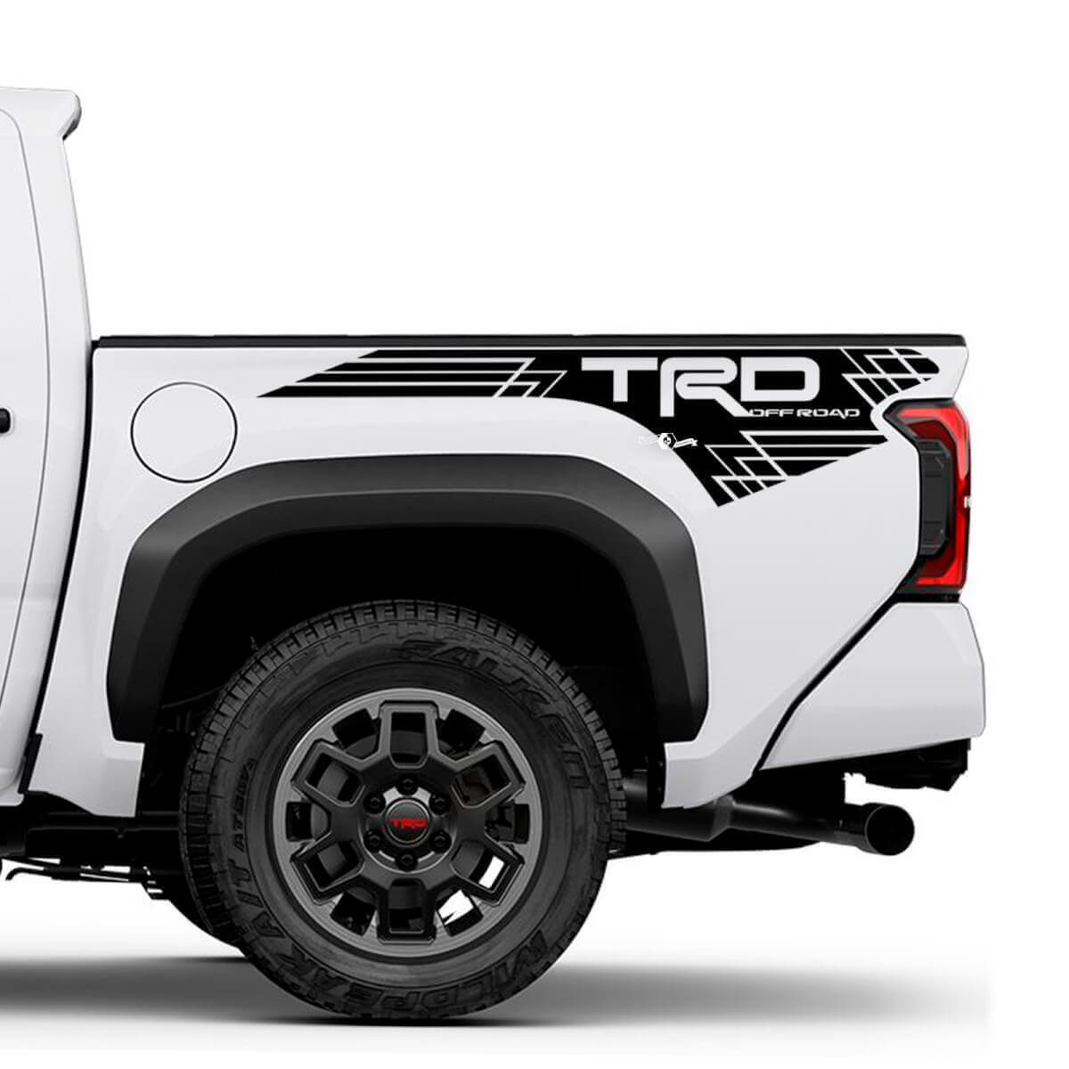 Adesivo in Vinile Geometrico TRD Off Road per il Fianco del Cassone Toyota Tacoma