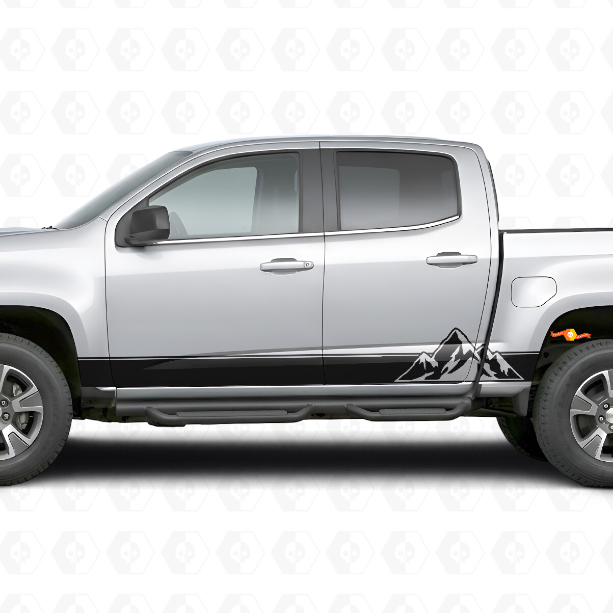 Strisce in Vinile Stratificate per Porta e Minigonne per Chevrolet Colorado 2ª Gen 2015-2022