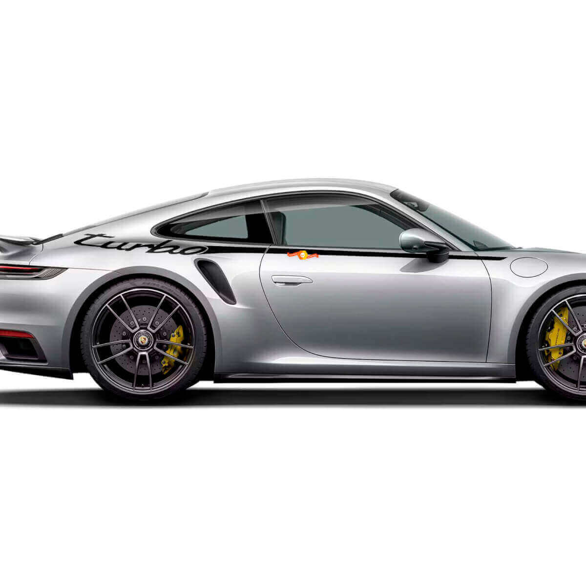 Kit strisce adesive per porte laterali 911 turbo 50 anni per Porsche 911
