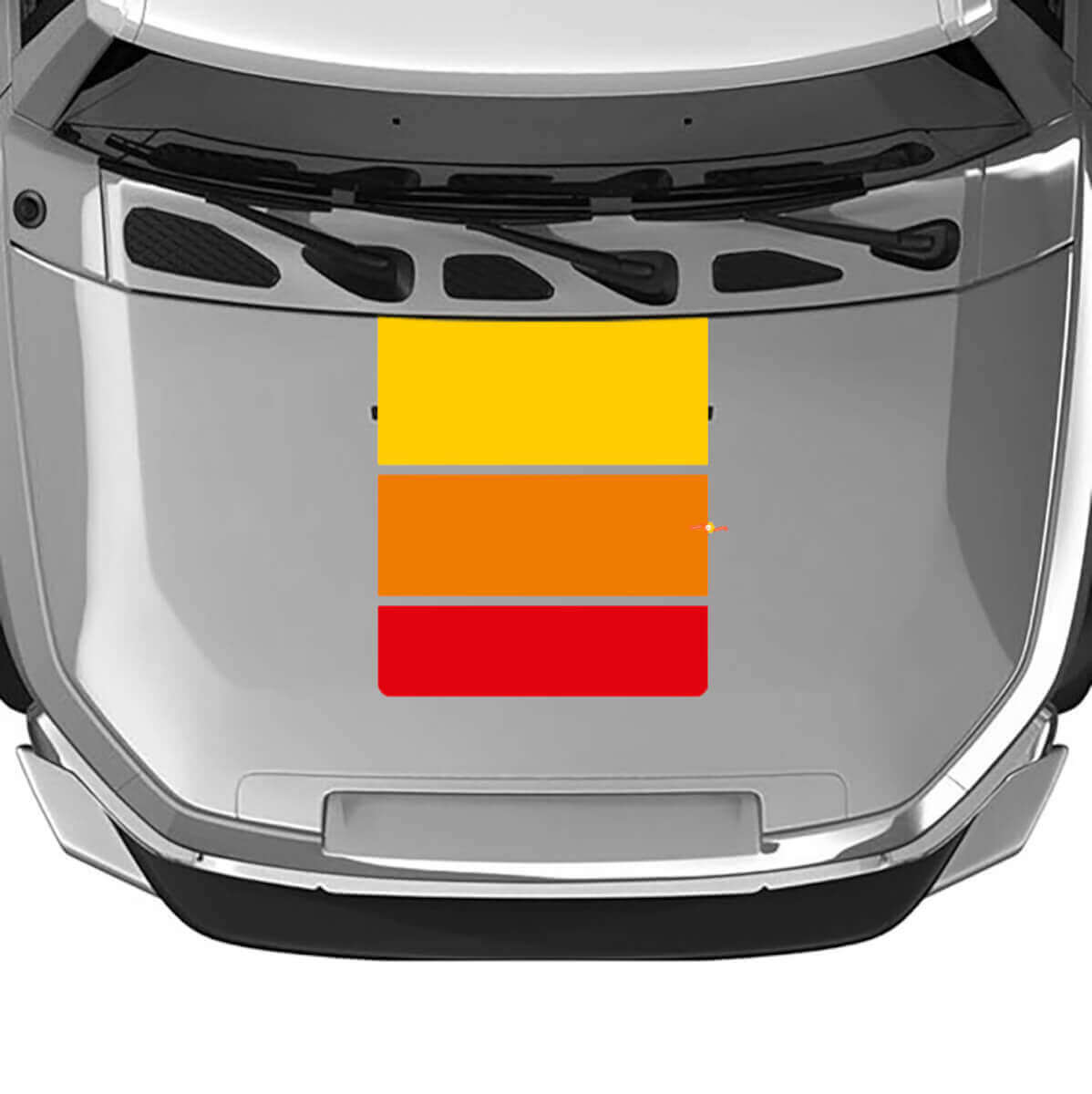 Kit Adesivi in Vinile per Cofano e Laterali con Strisce Stile Heritage per Toyota FJ Cruiser