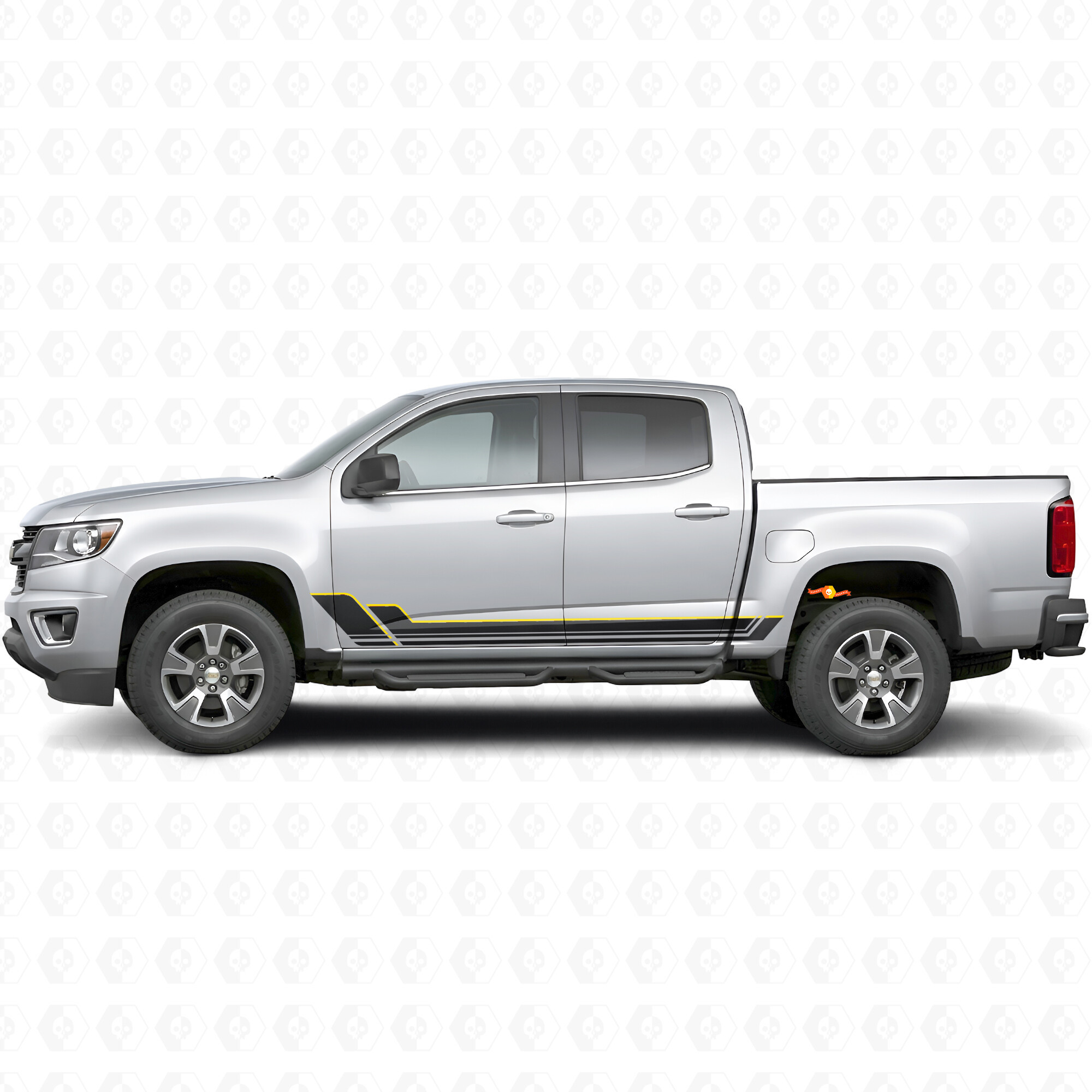 Fasce adesive angolari per porte e soglie laterali per Chevrolet Colorado 2ª generazione 2015-2022