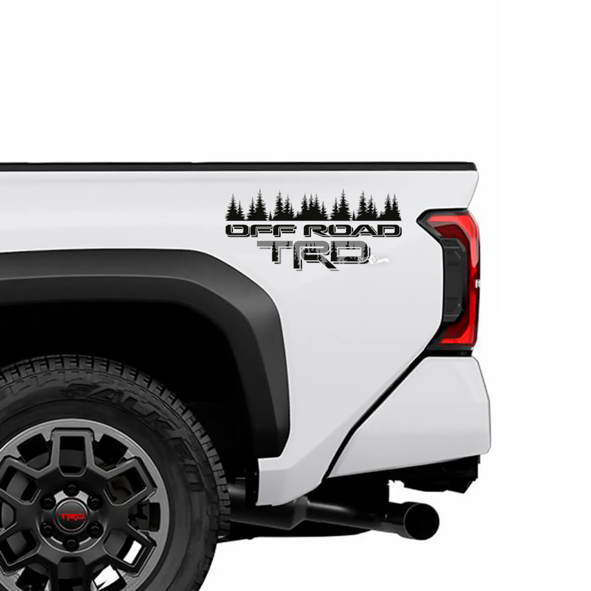 TRD OFF PORTE STRADA LATTO ALL'ASCOLTA DEL TRIMINA AVIDALE PER TOYOTA TACOMA 4 ° GEN

