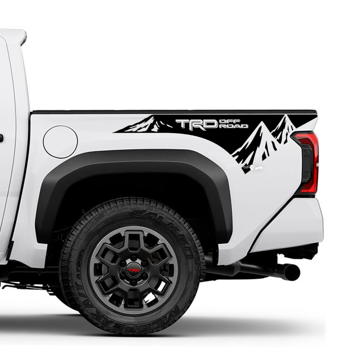 TRD OFF OFF ROAD MONTAGNE STRADI AVIDALI DI DECALLE DI CAMION PER TUTTRA TOYOTA
