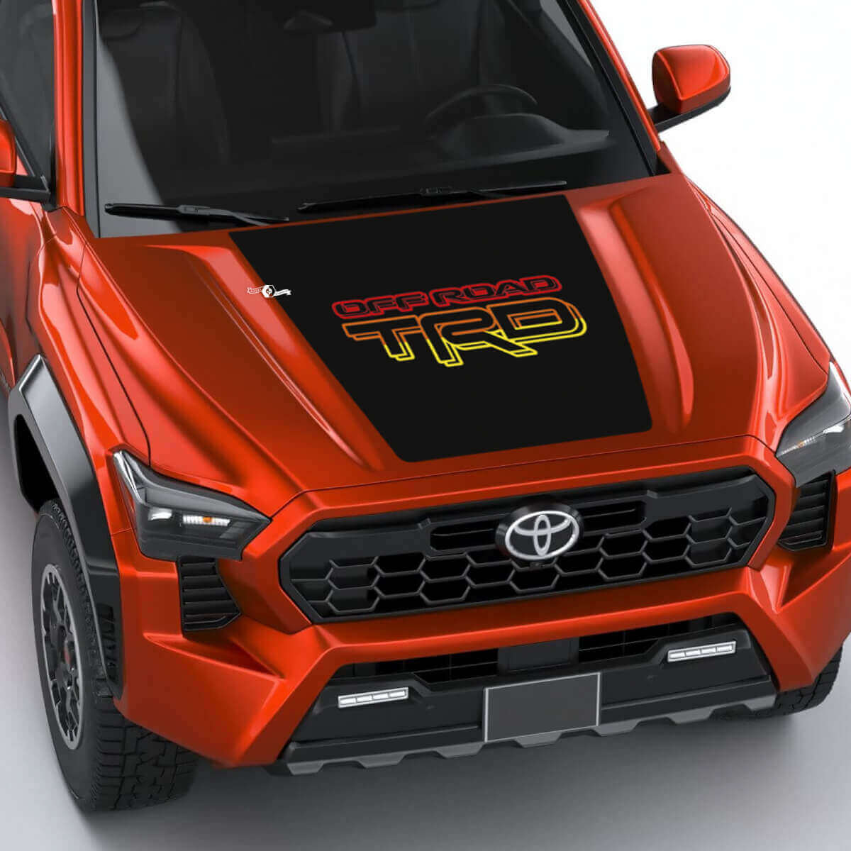 TRD MOUNTINE Vintage Retro Heritage Suns Stripes Decal Adesivo per Toyota Tacoma 4th Gen
