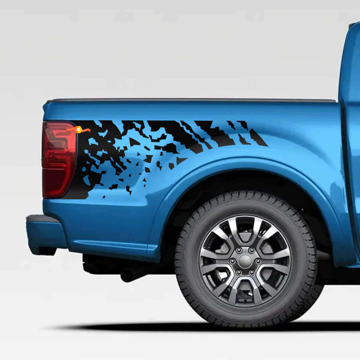 Adesivi per decalcomanie grafiche di decalcomania splash angosciata per Ford Ranger
