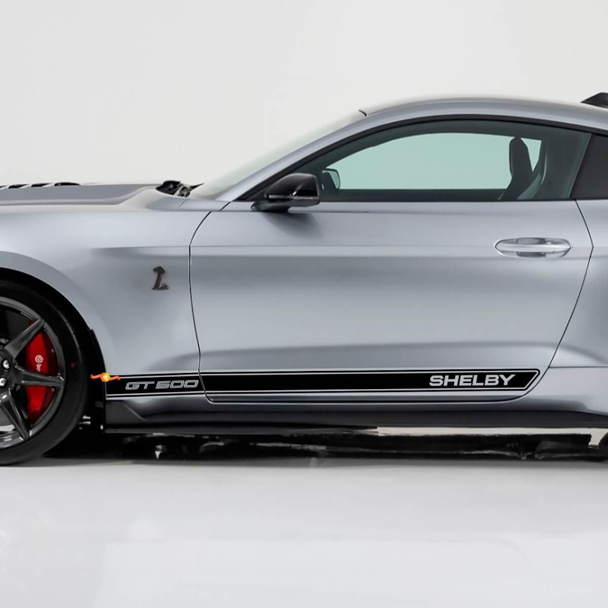 Decalcomanie del pannello laterale GT500 Shelby per Ford Mustang 2
