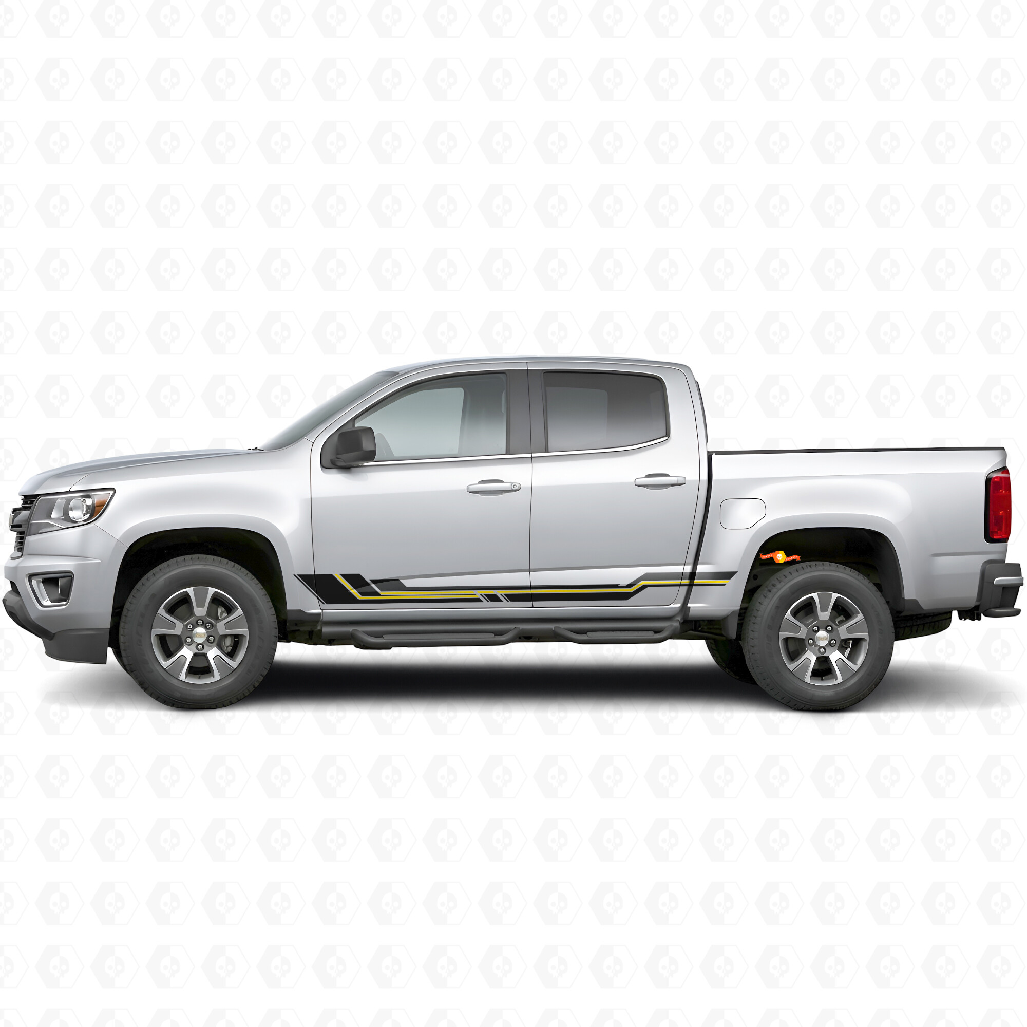 Strisce Viniliche Parallel Accent per Porta e Soglia per Chevrolet Colorado 2ª Gen 2015-2022