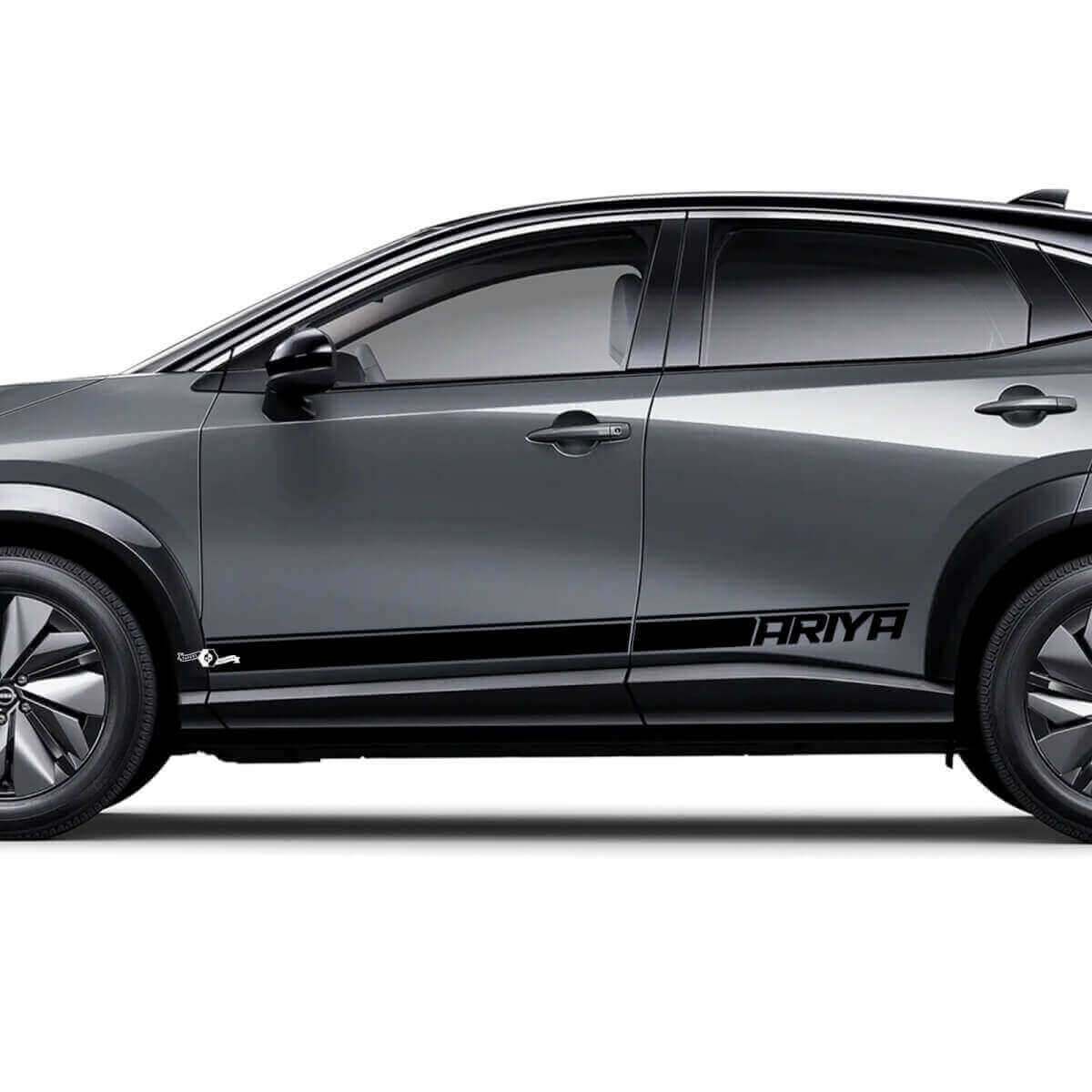 Kit decalcomanie con strisce accentate logo Sides Racing per Nissan ARIYA