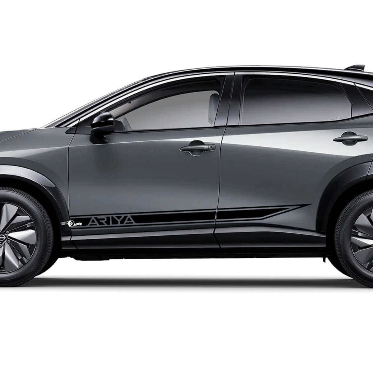 Kit decal grafico con strisce accentuate logo racing affilate per Nissan ARIYA