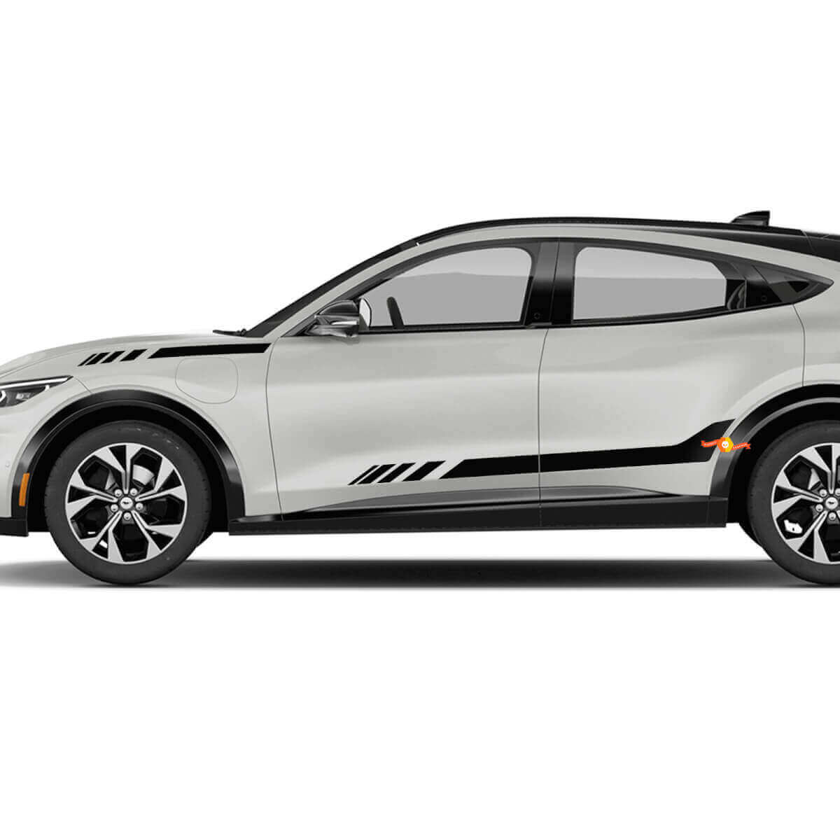 Strisce decorative laterali per portiere adesivi in vinile per Ford Mustang MACH-E
