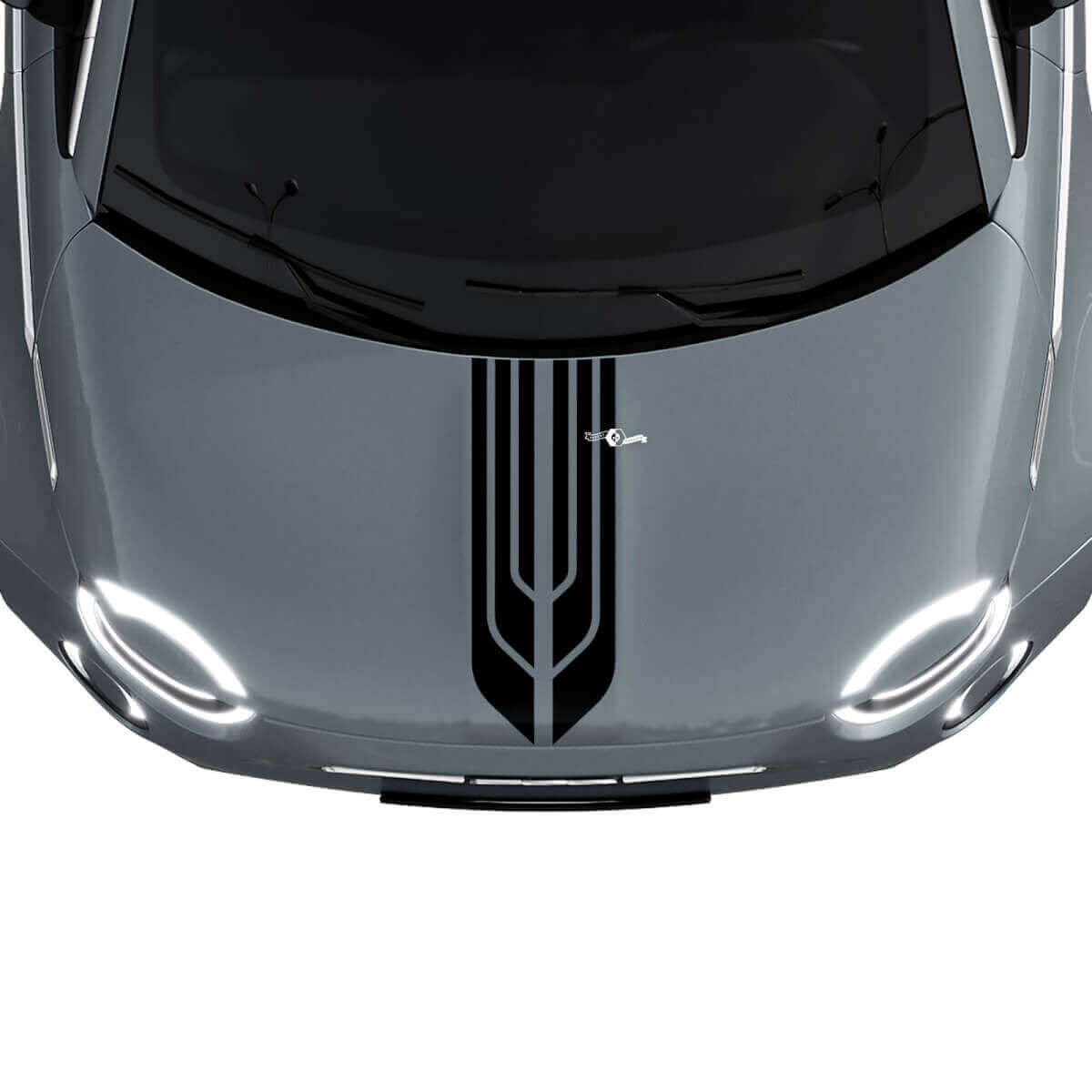 500 Striscia Decalcomania Adesiva a Doppia Striscia Centrale per Fiat 500
