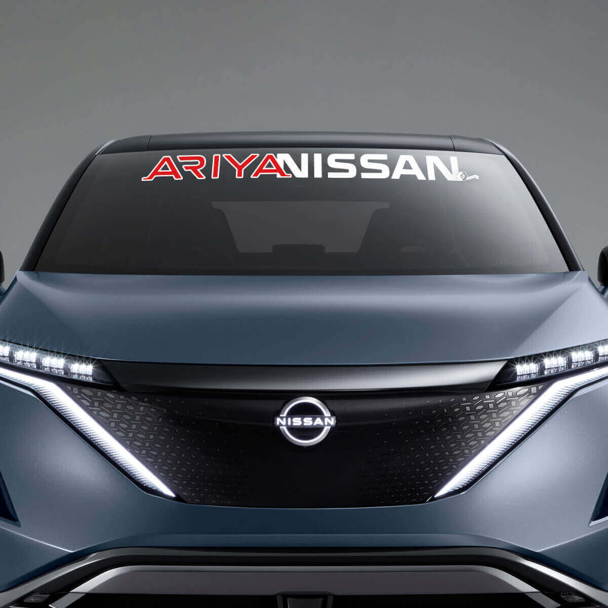 Adesivo Decalcomania Grafica Lettere Marchio Paraurti 3 per Nissan ARIYA