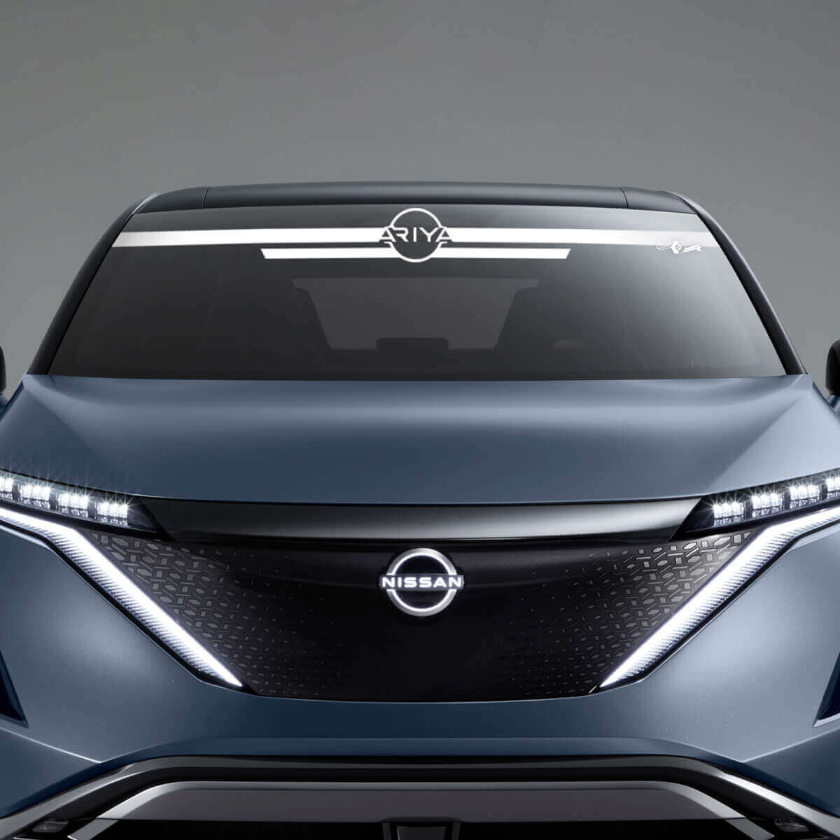 Adesivo Grafica Strisce Logo ARIYA per Parabrezza Nissan ARIYA