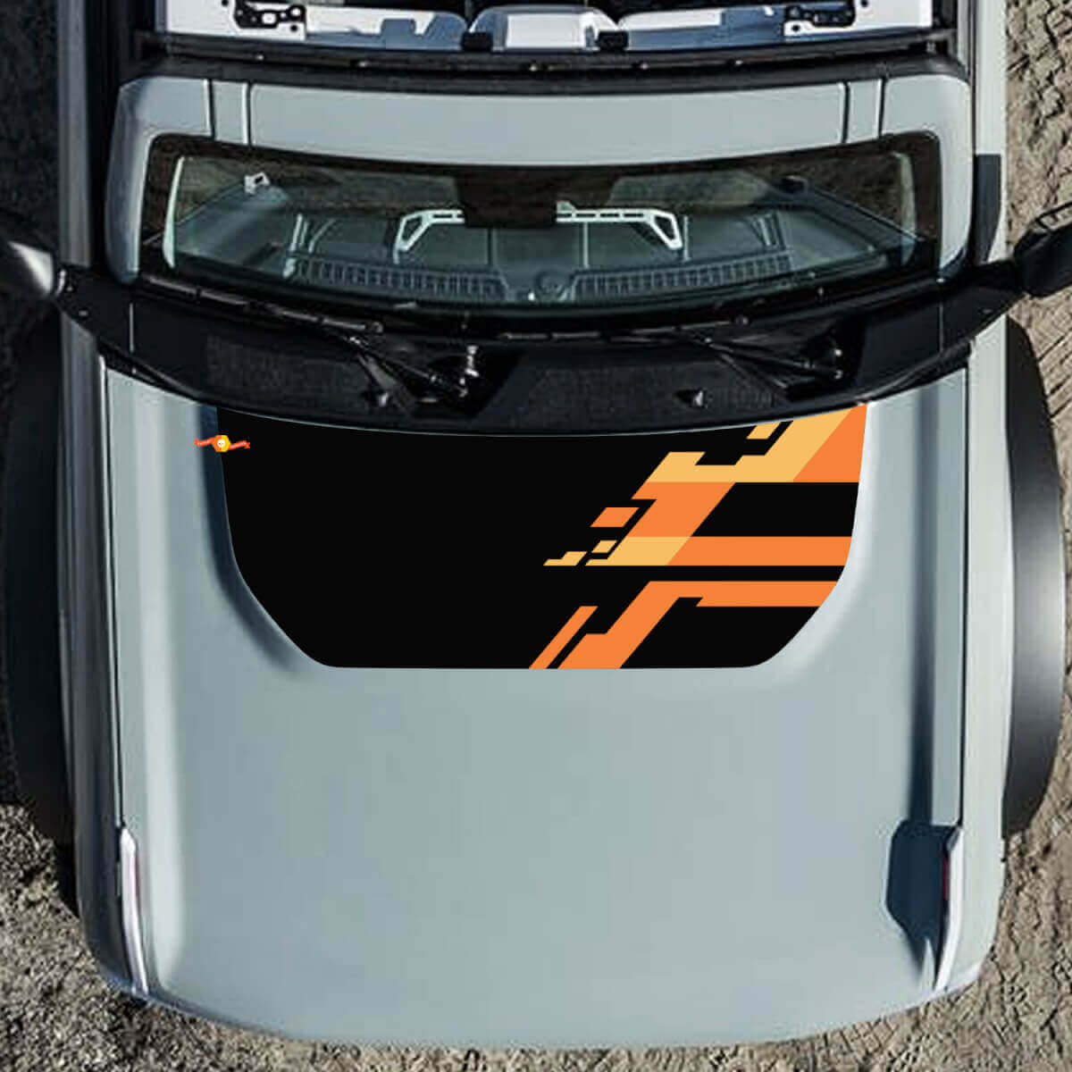 Kit adesivi in vinile per cofano adatti a Ford Bronco Raptor
