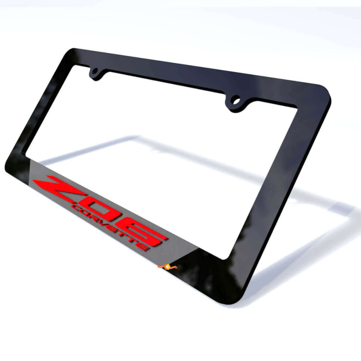 Coperture per targa del veicolo Z06 Cornici Decorative per Chevrolet Corvette C8
