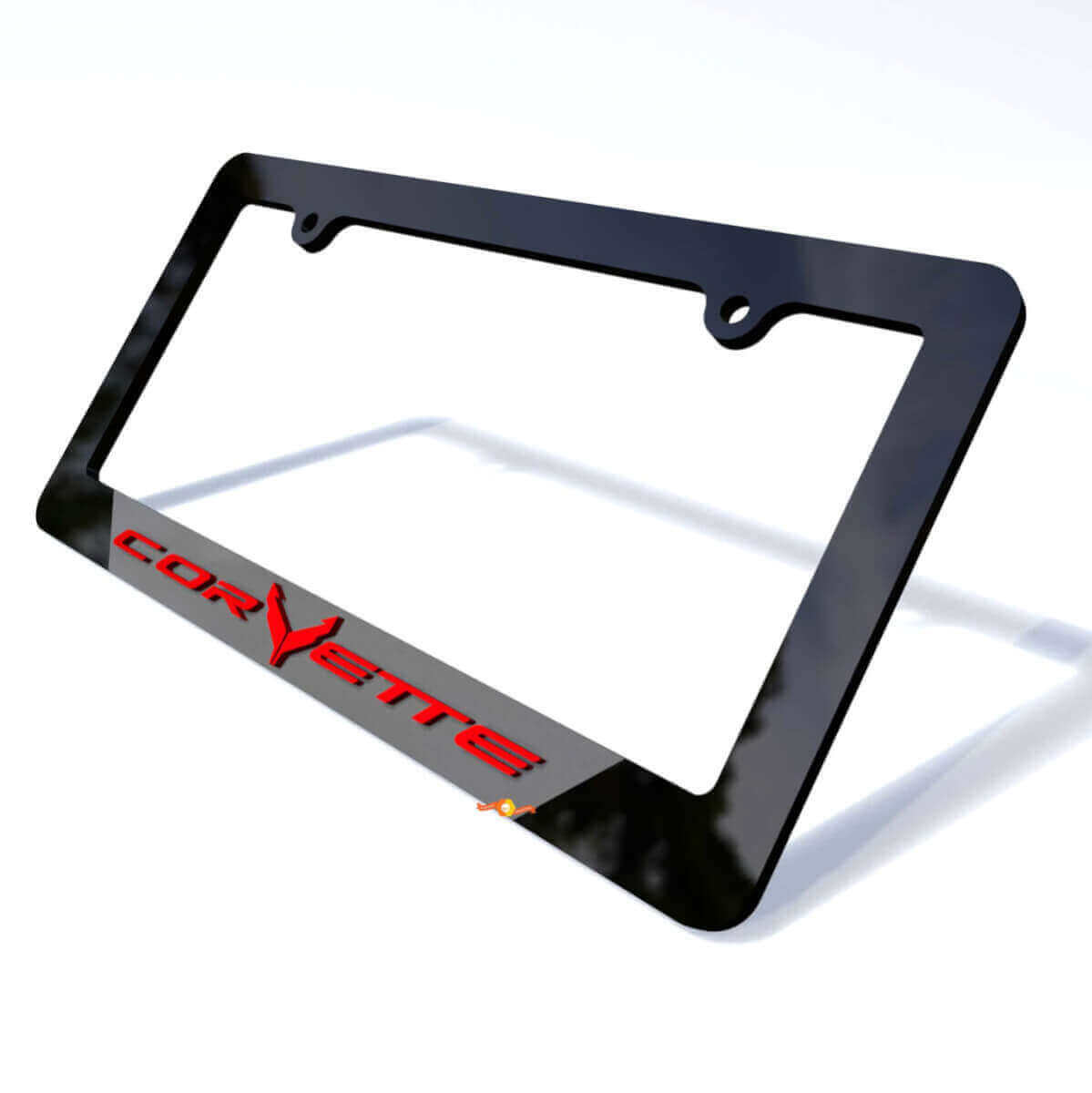Copri targa veicolo cornici decorazione logo veicolo per Chevrolet Corvette