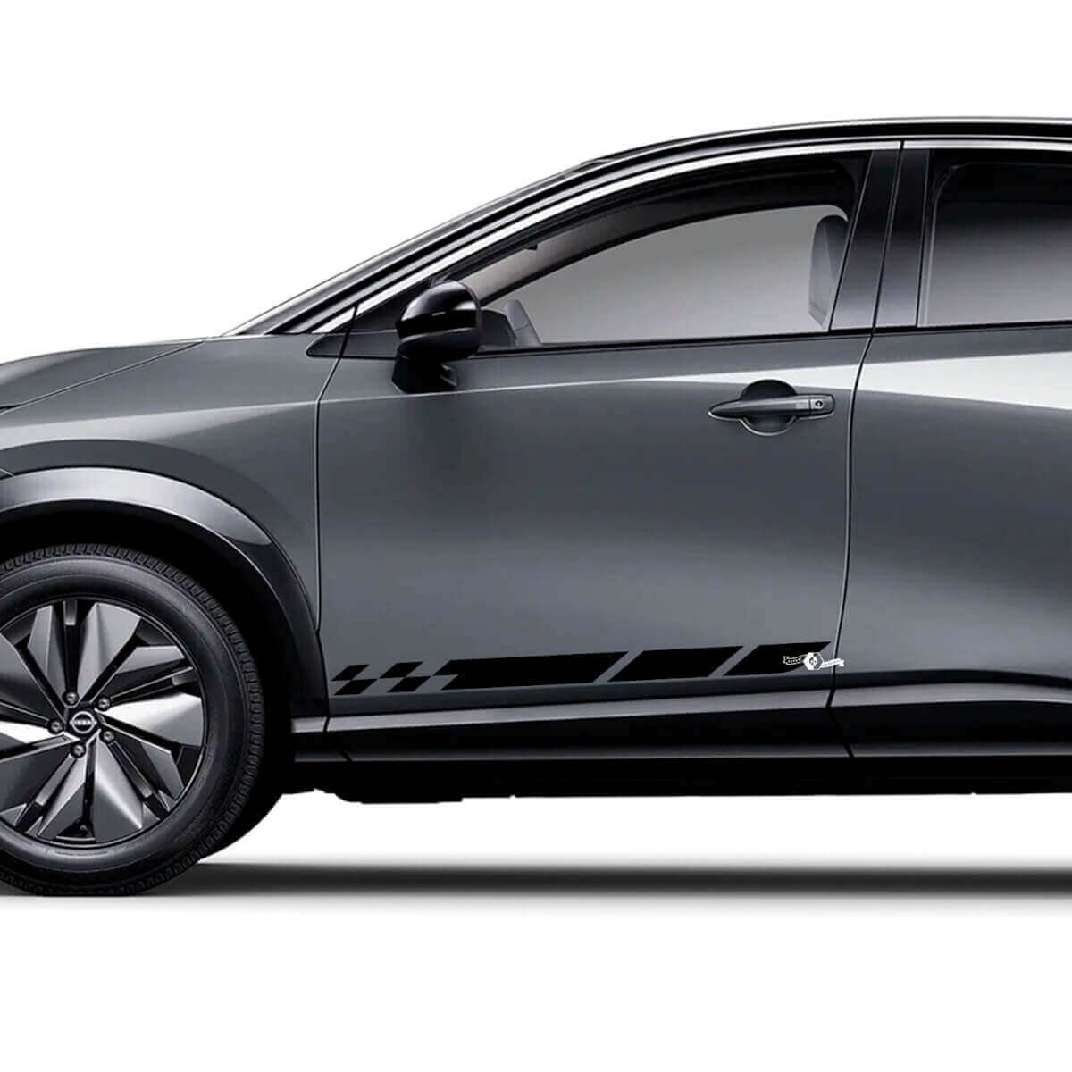 Kit adesivi grafici a scacchi universali per Nissan ARIYA
