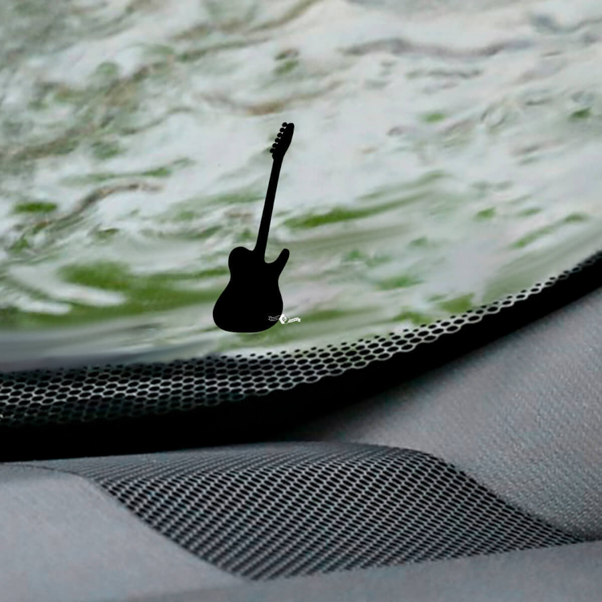 Adesivo angolare personalizzato per parabrezza Jeep Wrangler con motivo 