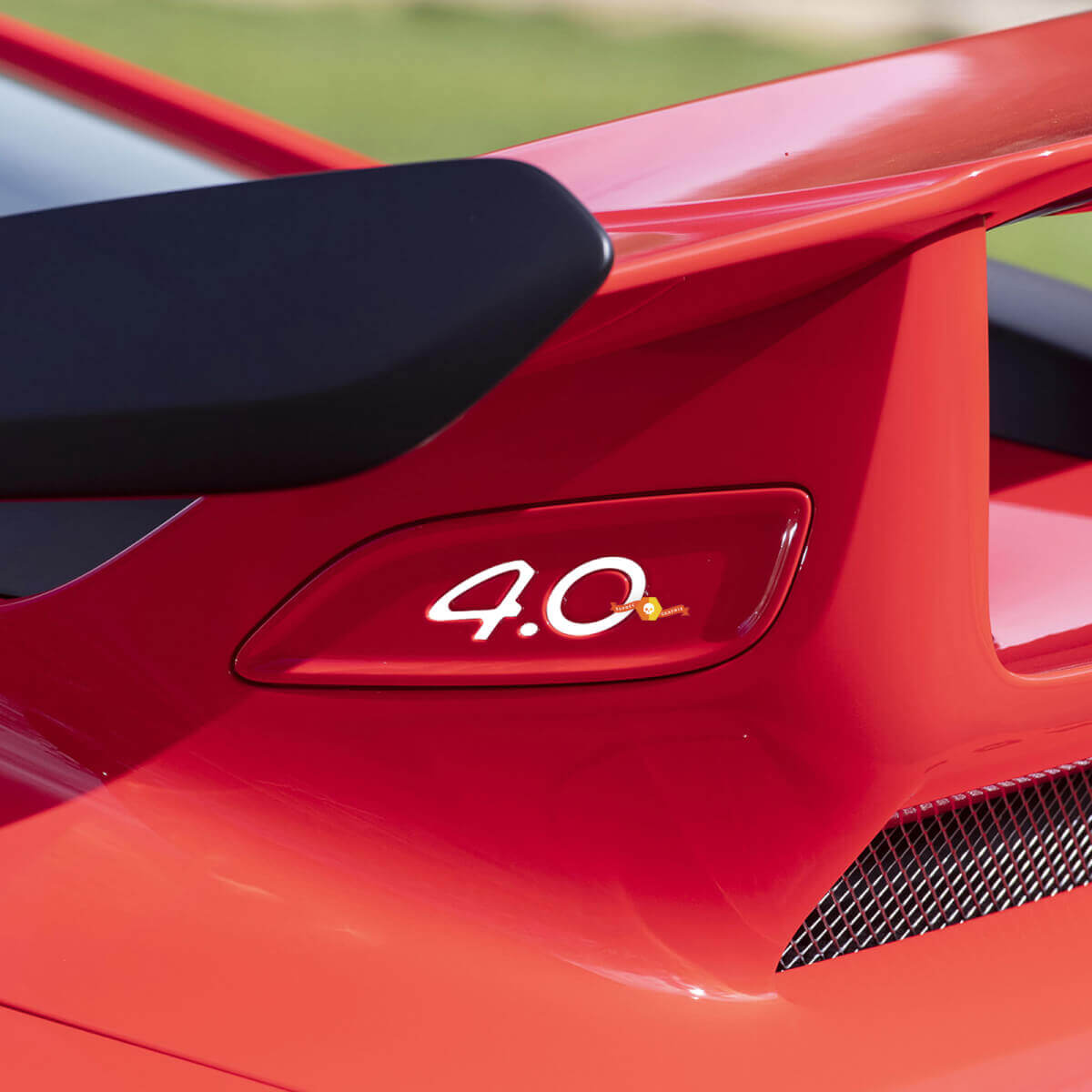 4.0 Inserzioni adesive dell'ala posteriore per Porsche 911
