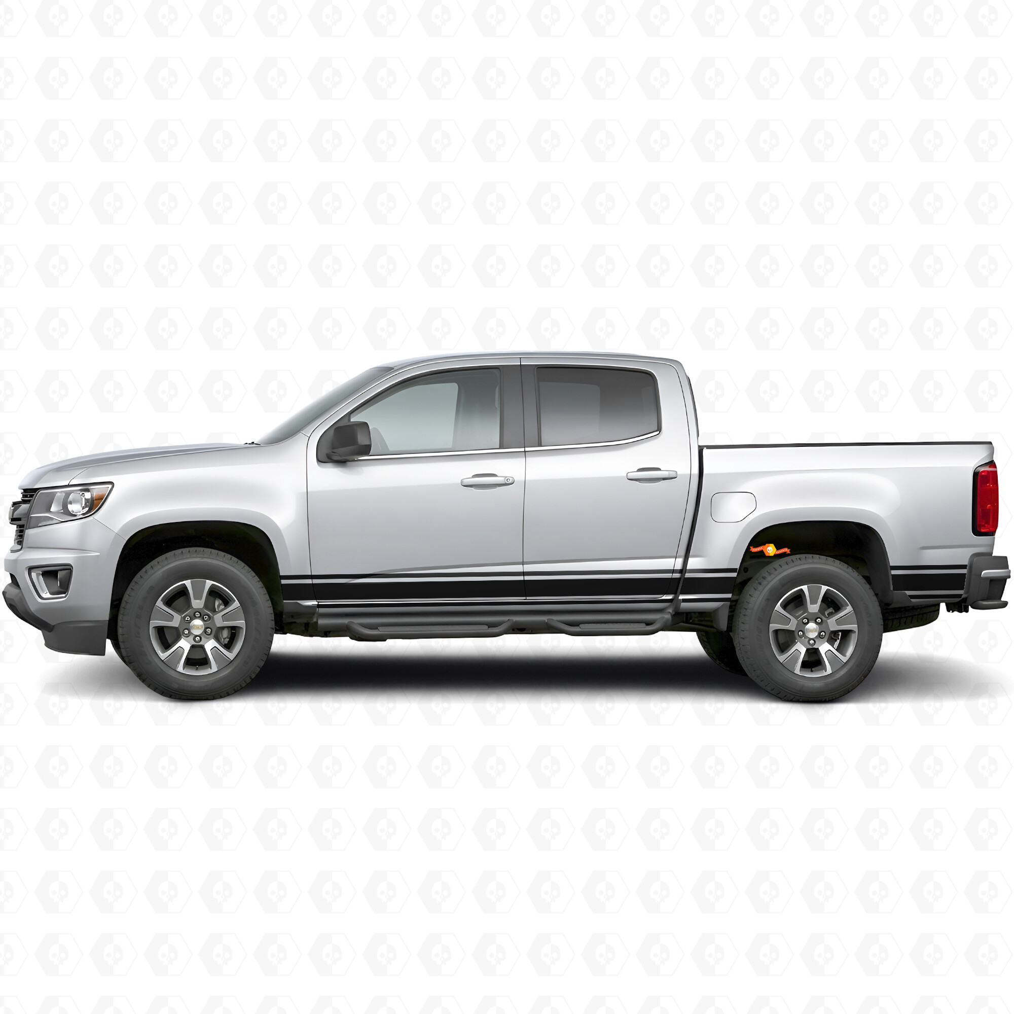 Strisce in Vinile Sottili per Porta e Fianco Cassone per Chevrolet Colorado 2ª Gen 2015-2022