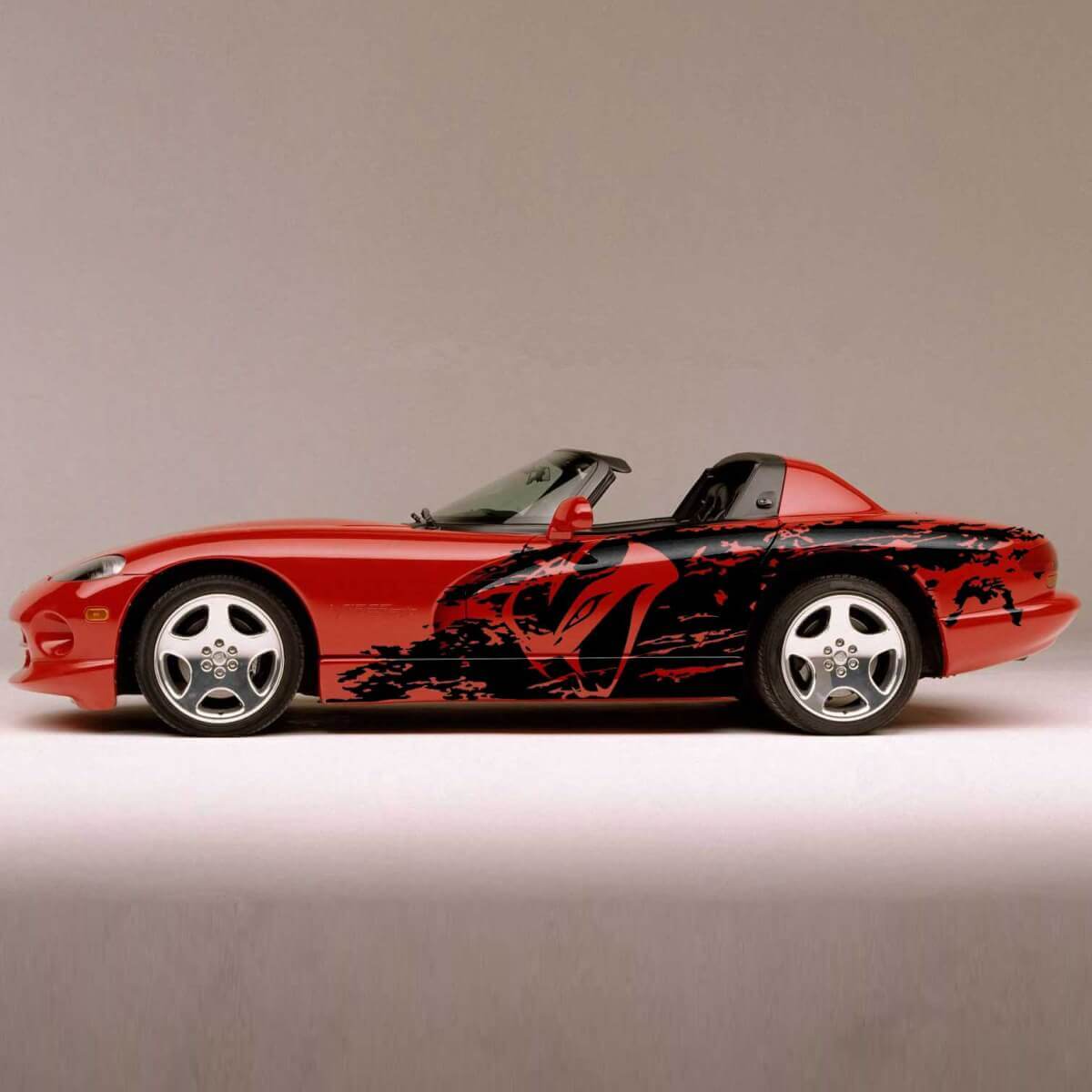 Kit di Adesivi Laterali in Vinile Stile Viper Splash per Dodge Viper