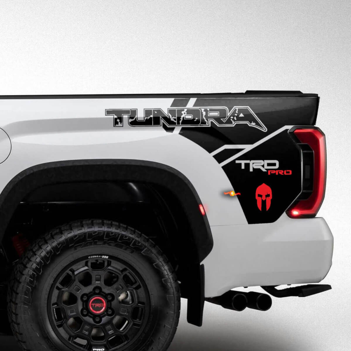 Adesivo adesivo laterale del letto in stile Raptor Gladiator per Toyota Tundra TRD PRO
