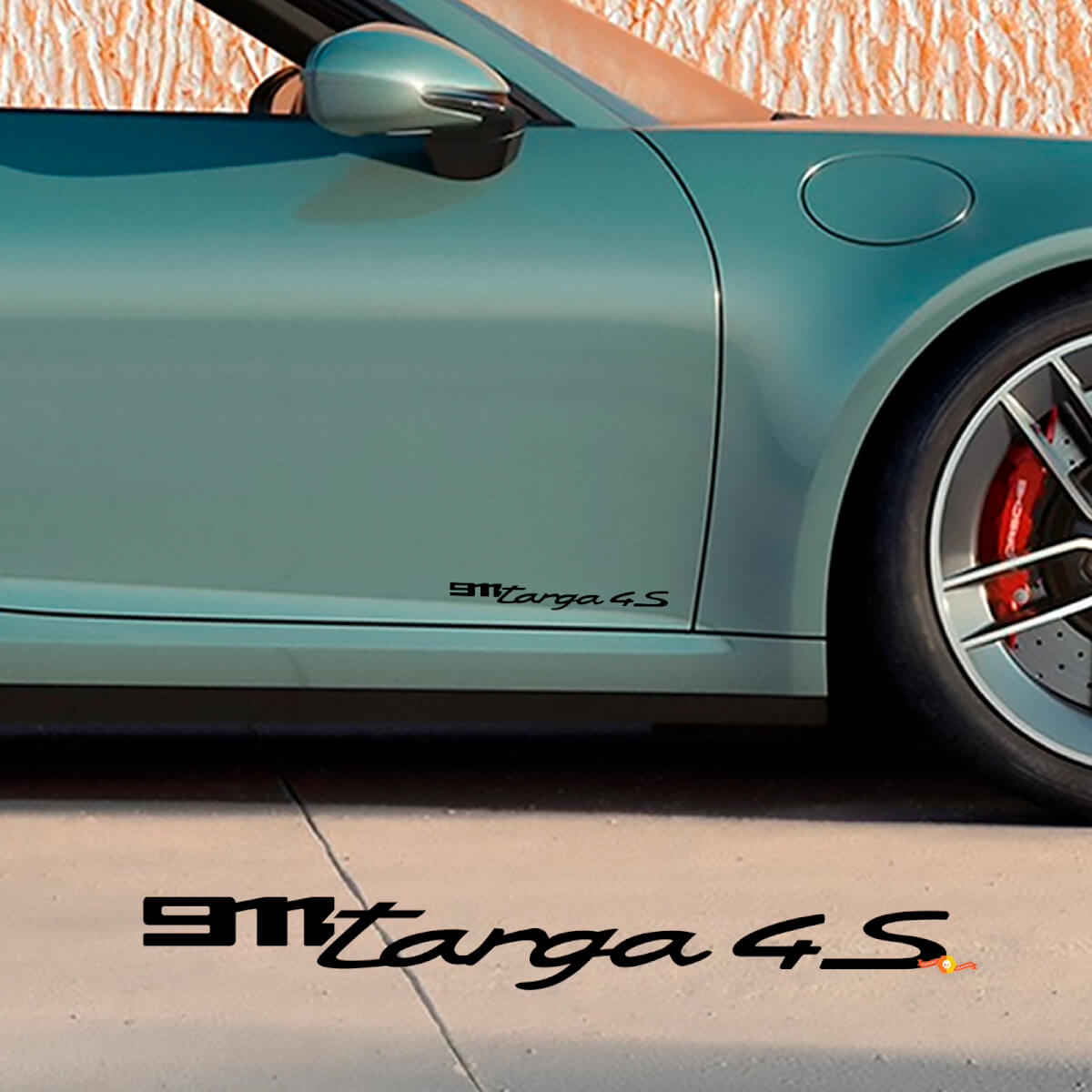 Adesivo adesivo per portiere laterali per Porsche 911 Targa 4S 2026
