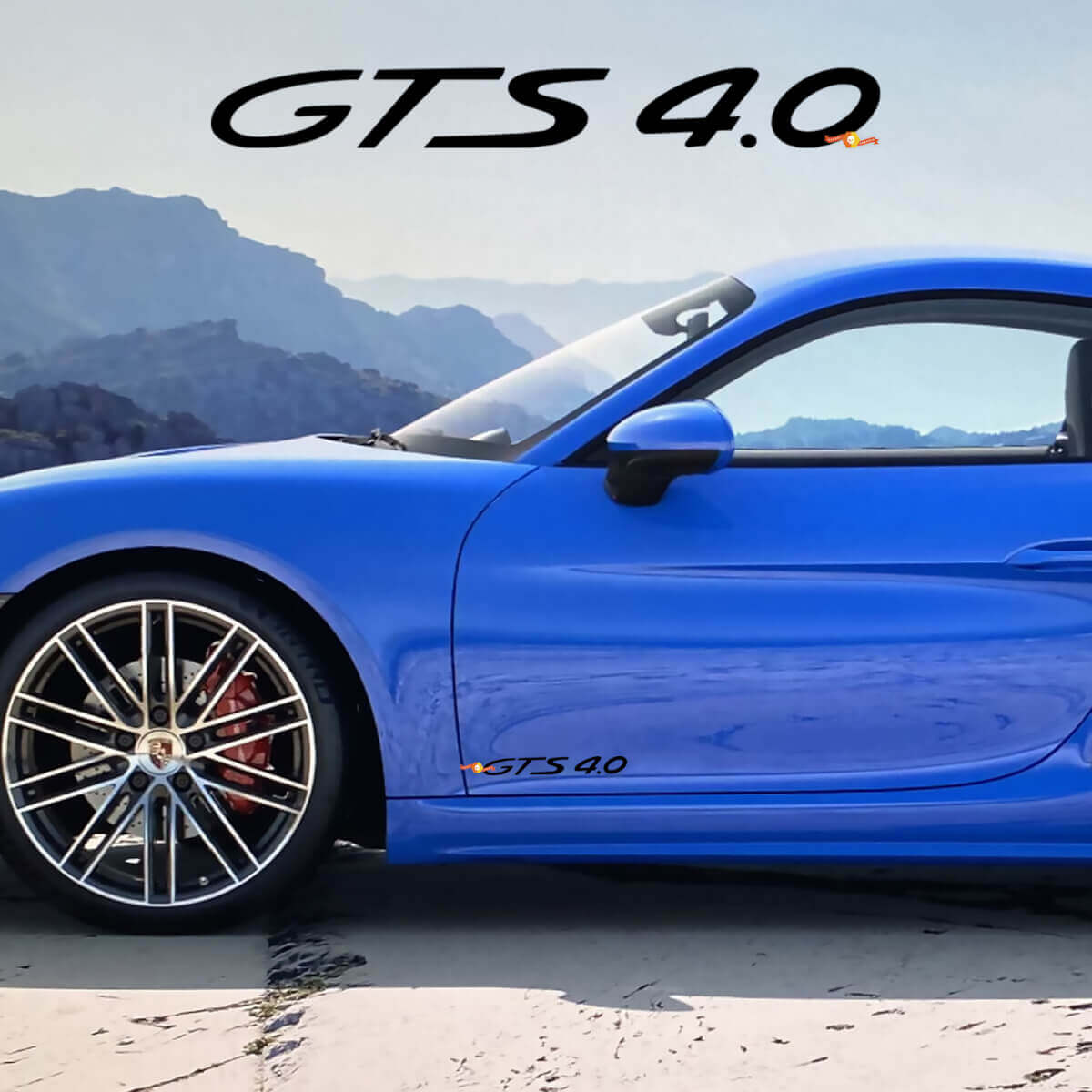 Adesivo adesivo per portiere laterali per Porsche 718 Cayman GTS 4.0 4