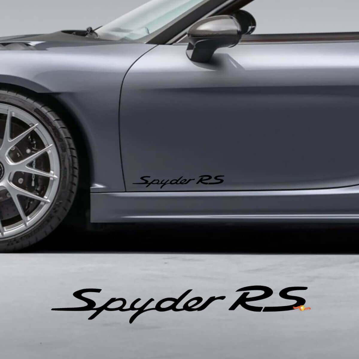 Set di Adesivi in Vinile per Porta Laterale Spyder RS per Porsche 718