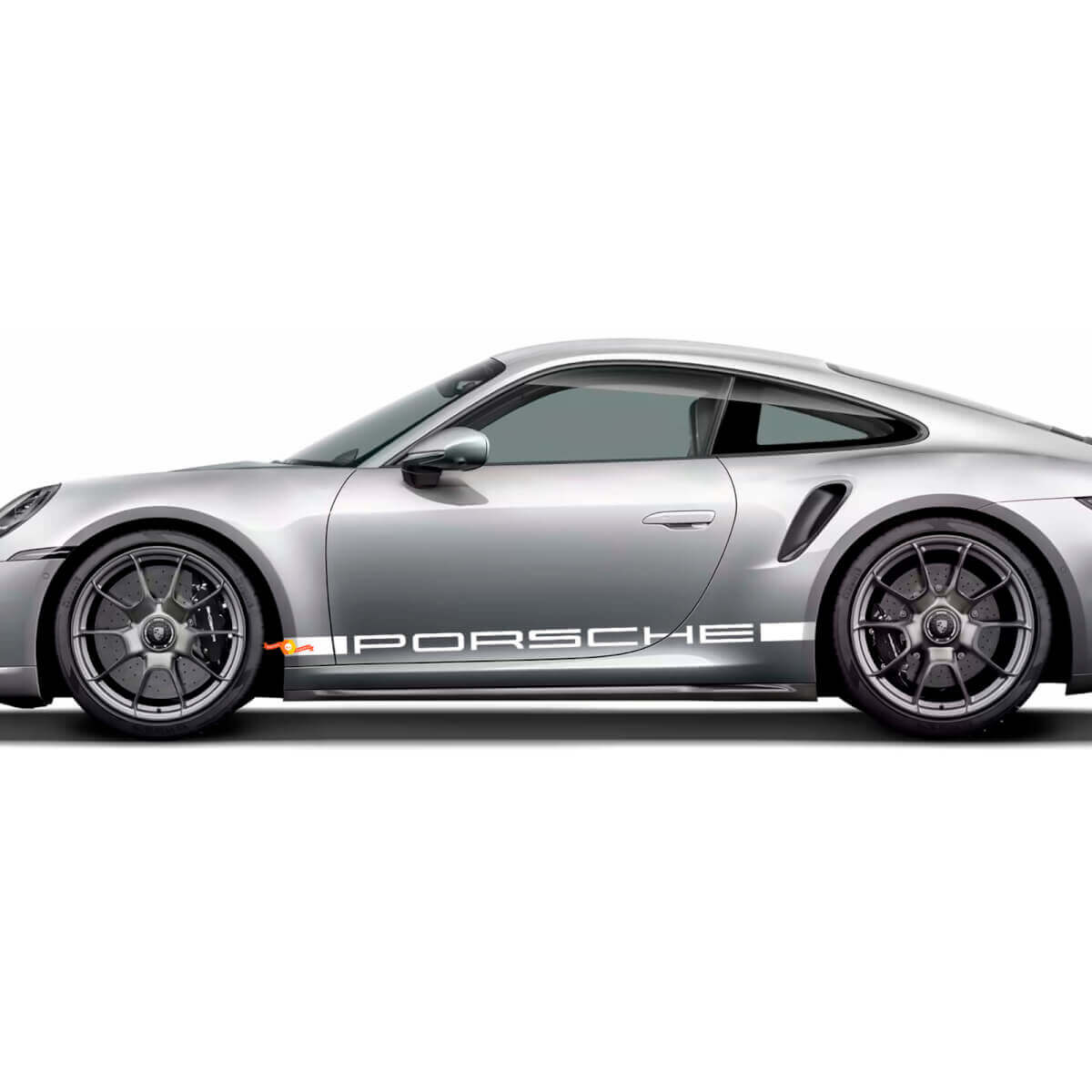 Kit strisce laterali PORSCHE grafica Adesivo Decal per Porsche 911 Turbo S 992.2
